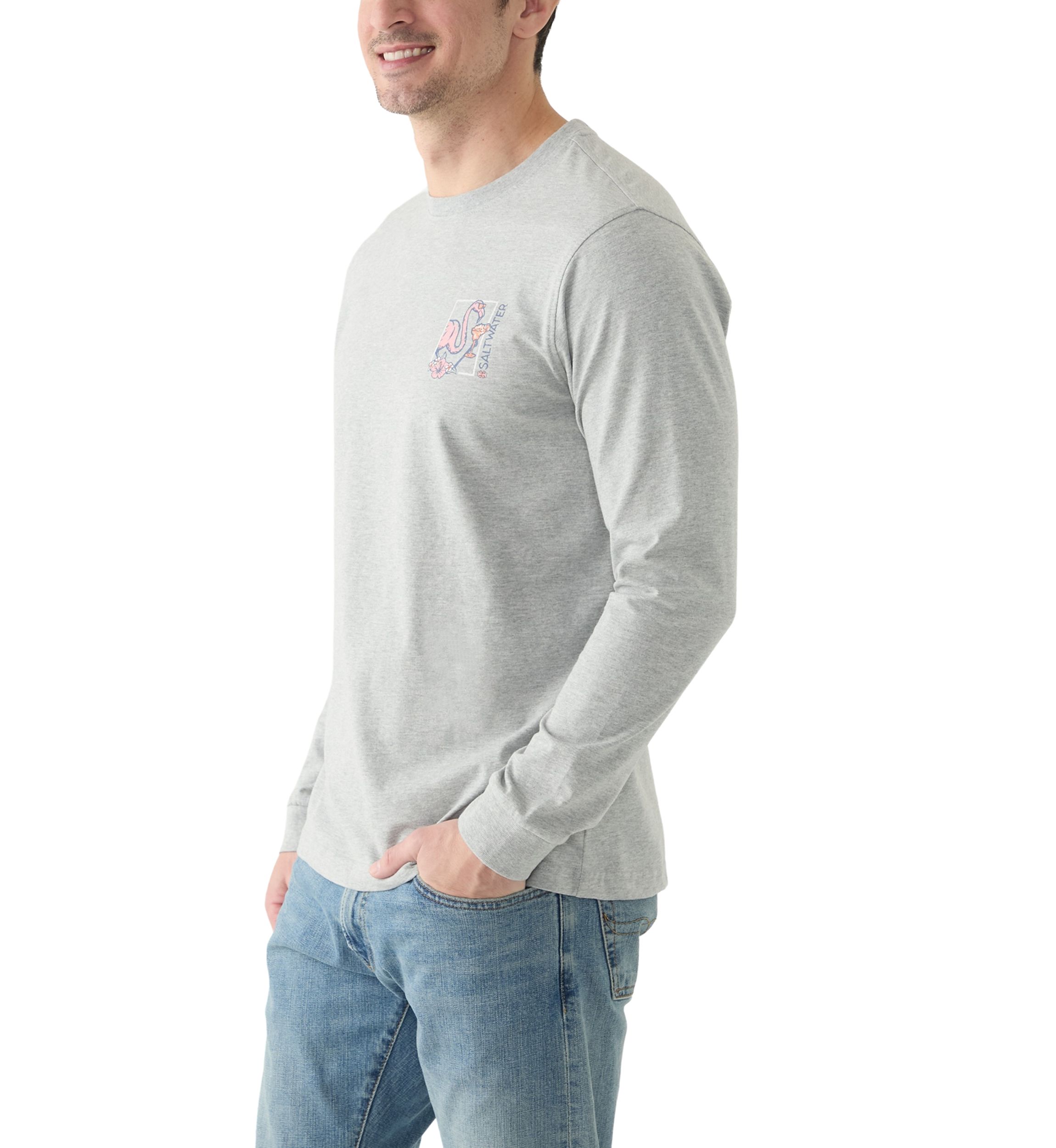 Soft Washed Long Sleeve Graphic T-Shirt