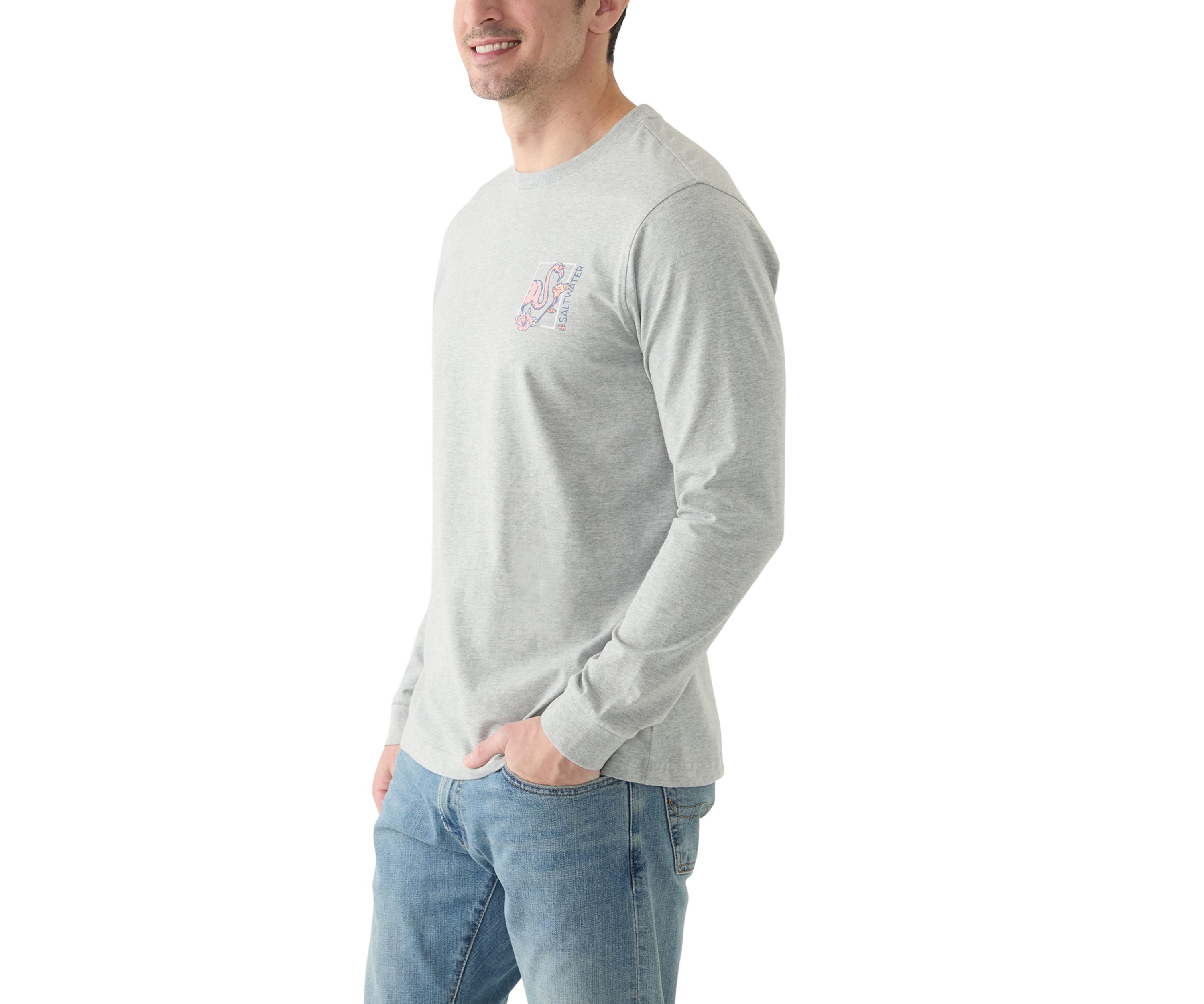 Soft Washed Long Sleeve Graphic T-Shirt