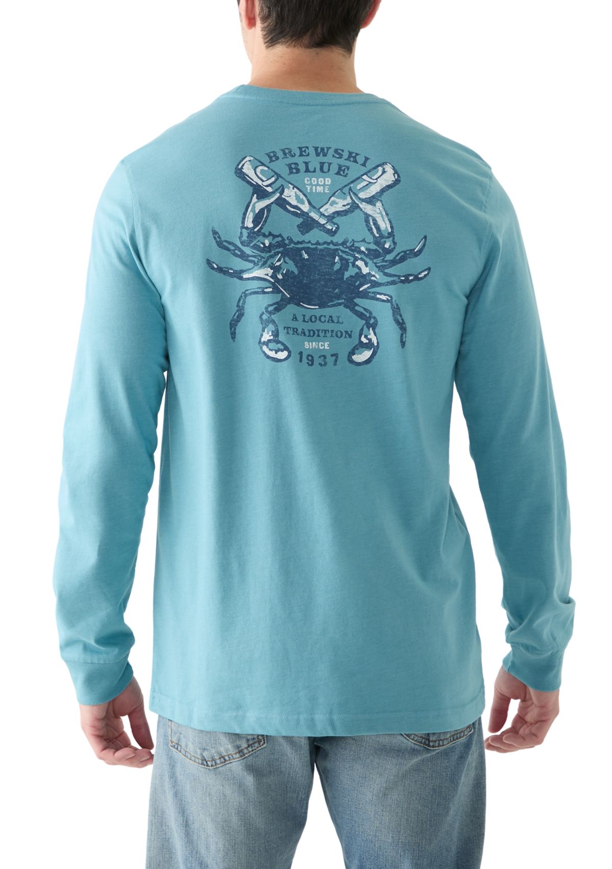 Soft Washed Long Sleeve Graphic T-Shirt