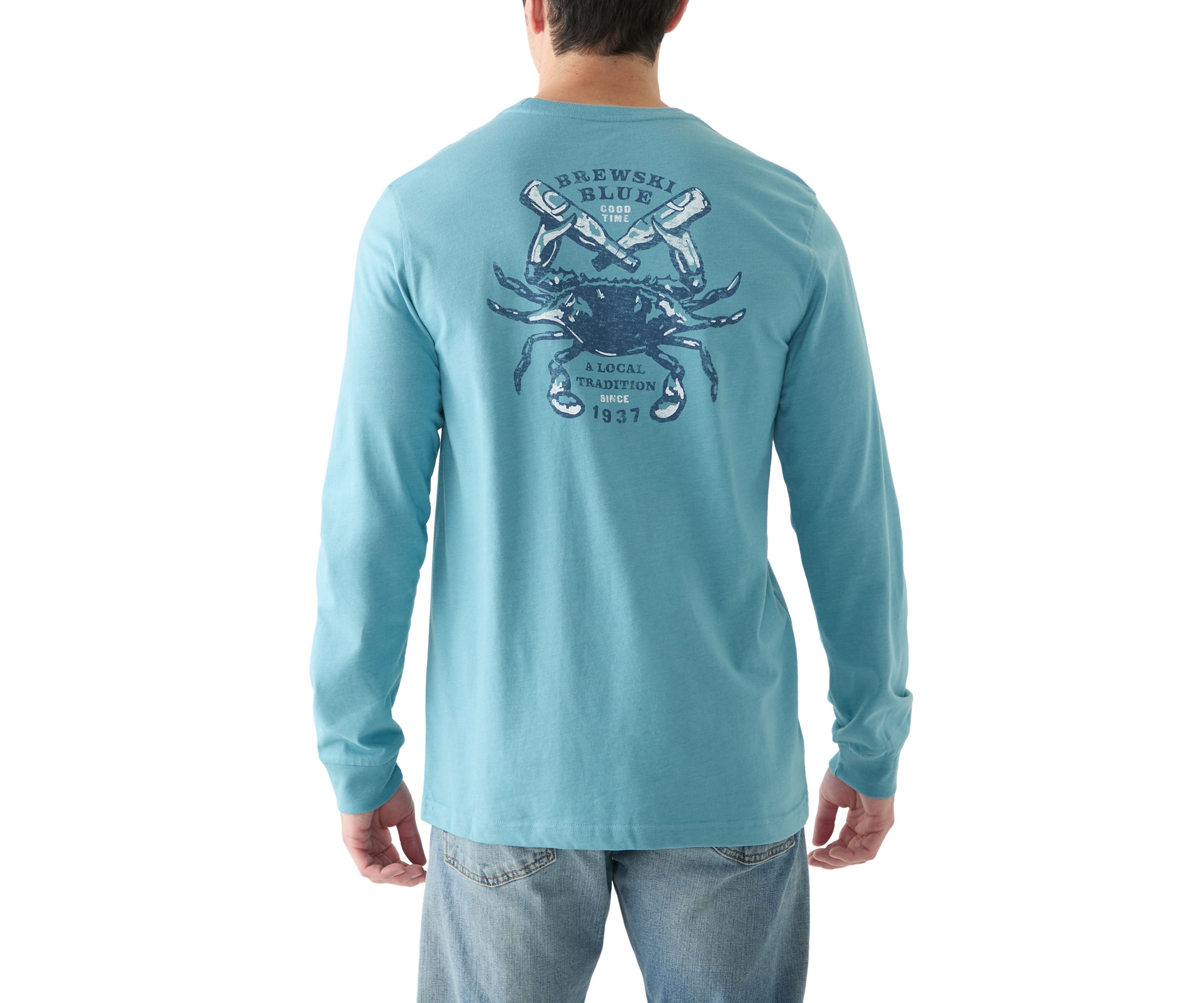 Soft Washed Long Sleeve Graphic T-Shirt