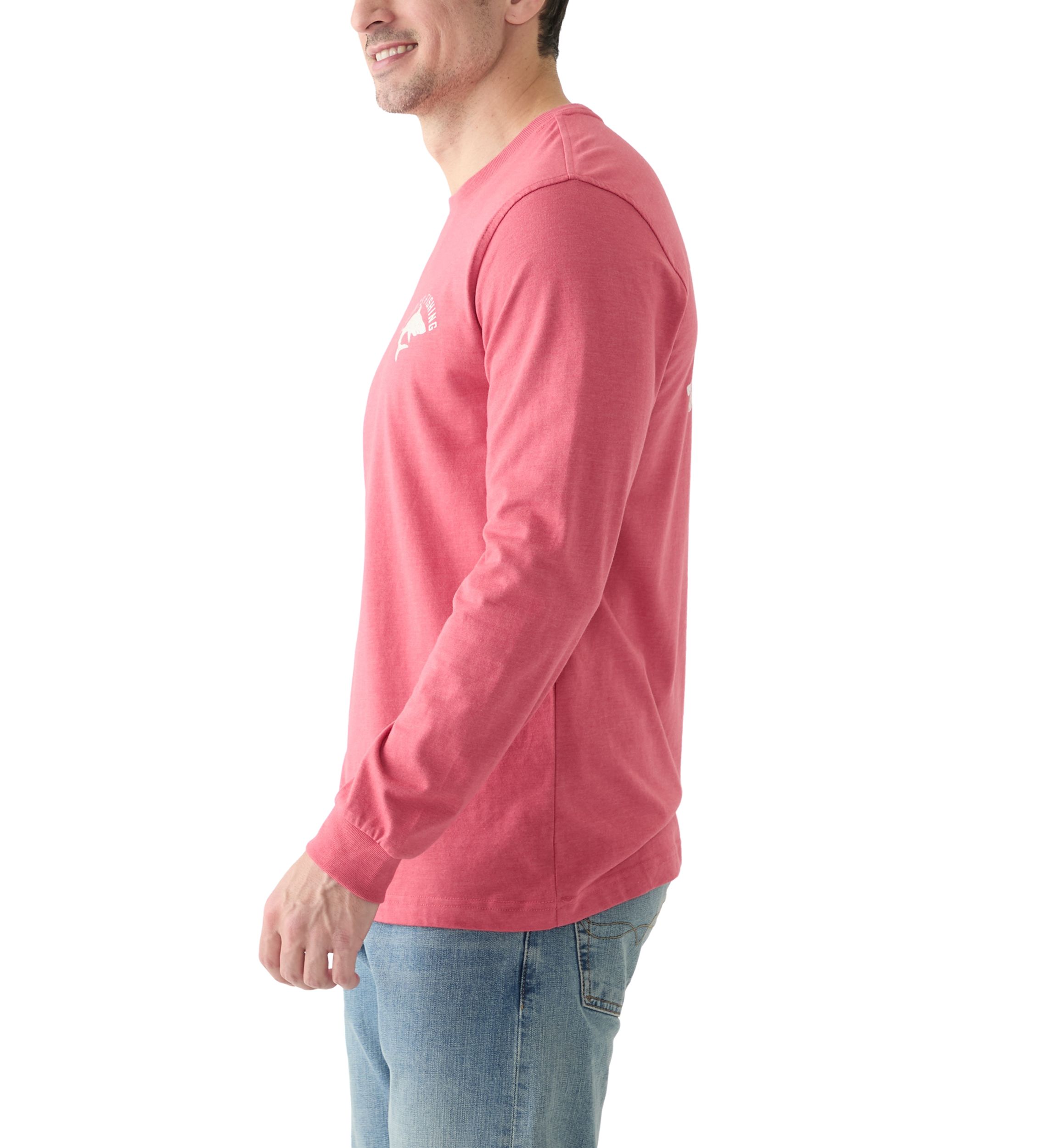 Long Sleeve Soft Wash Graphic Crew T-Shirt 