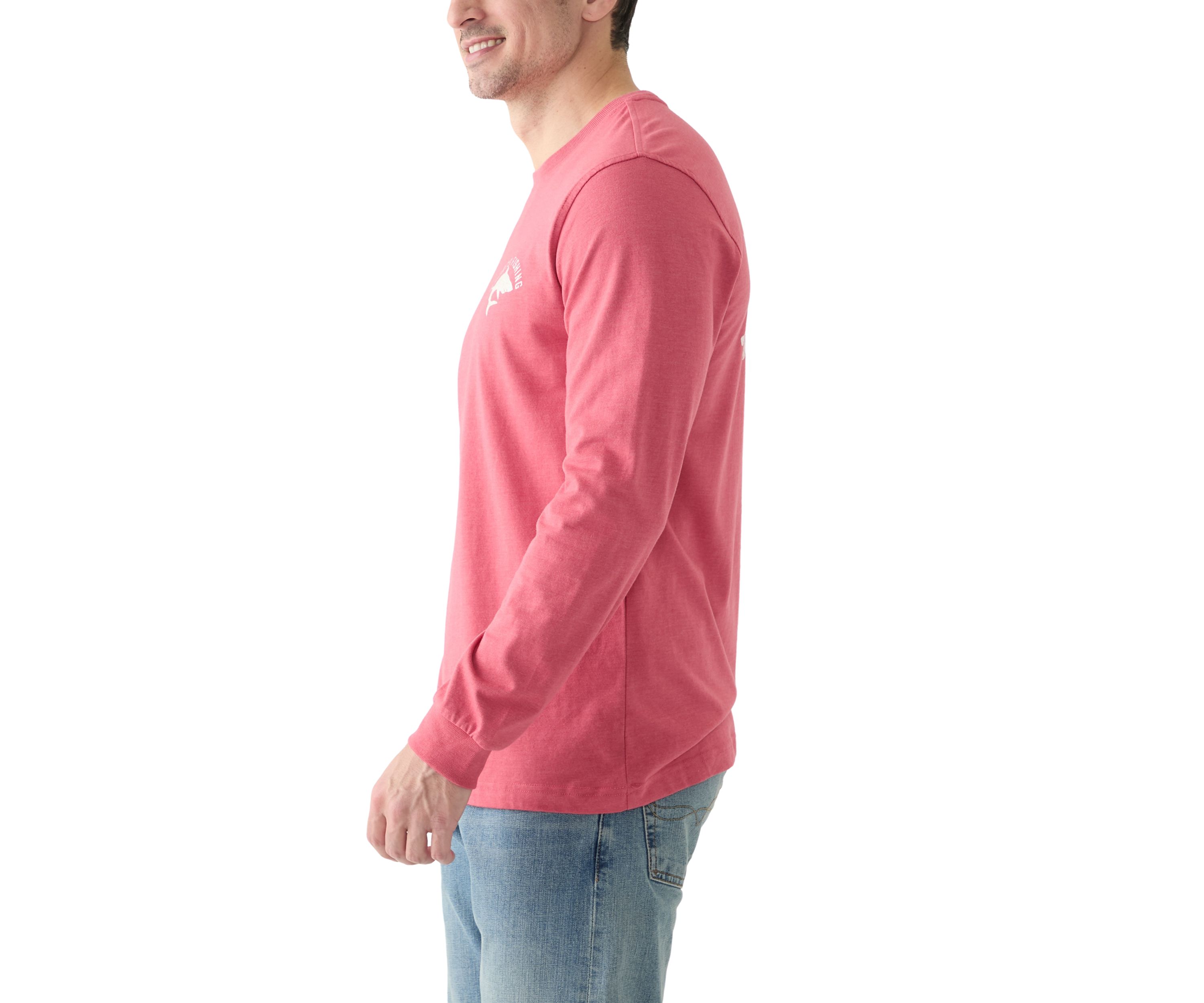 Long Sleeve Soft Wash Graphic Crew T-Shirt 