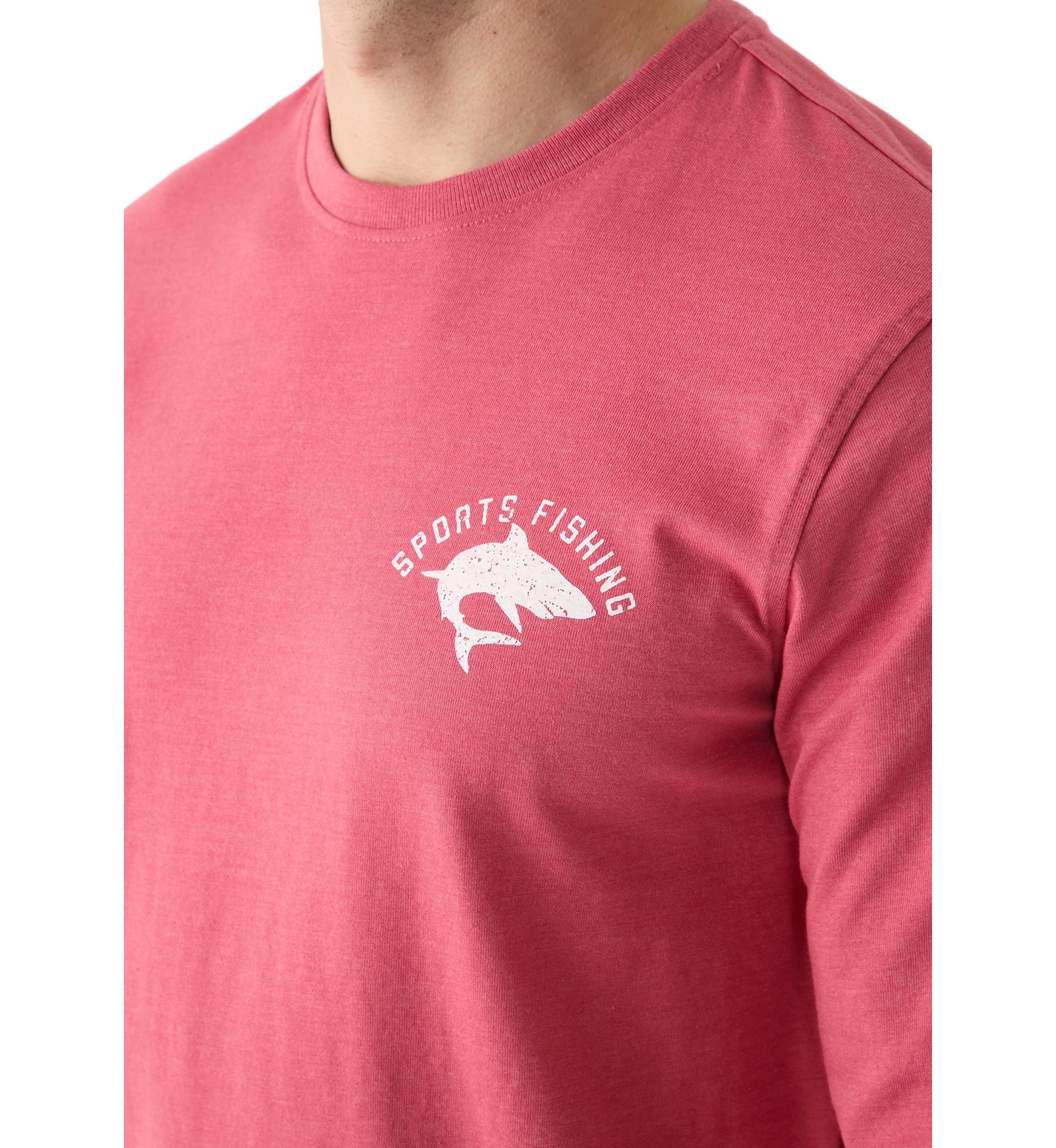 Long Sleeve Soft Wash Graphic Crew T-Shirt 