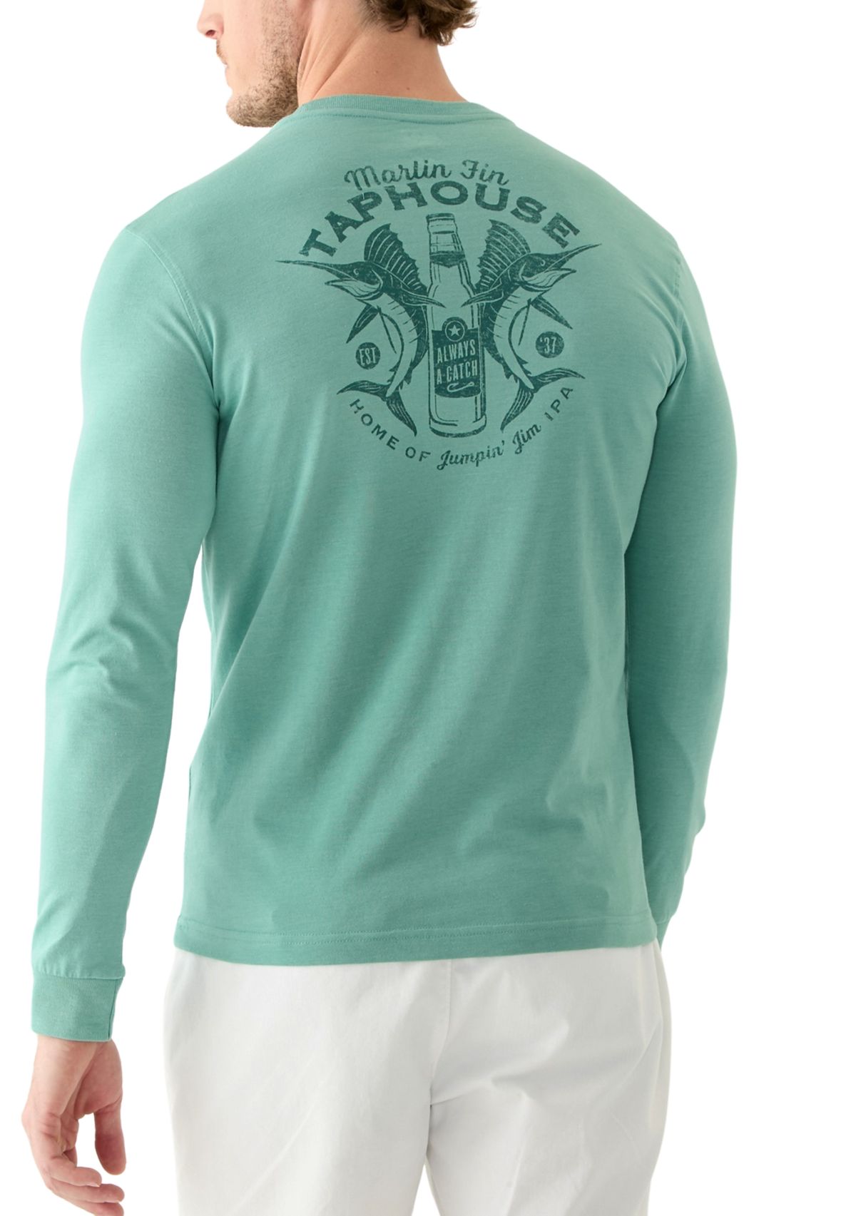 Long Sleeve Soft Wash Graphic T-Shirt 