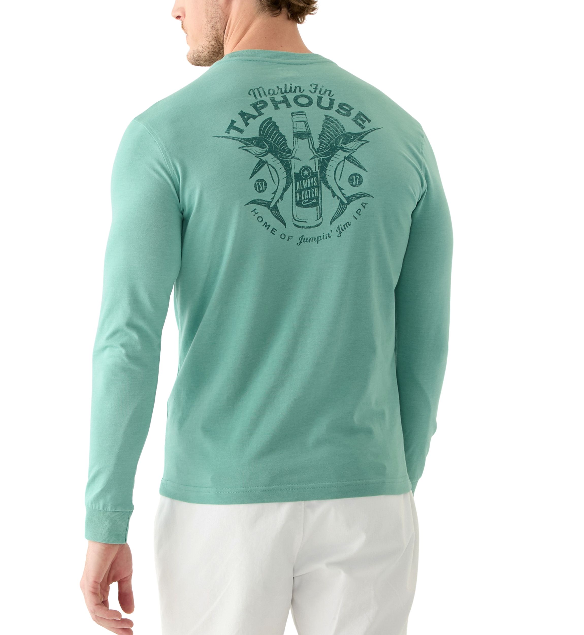 Long Sleeve Soft Wash Graphic T-Shirt 