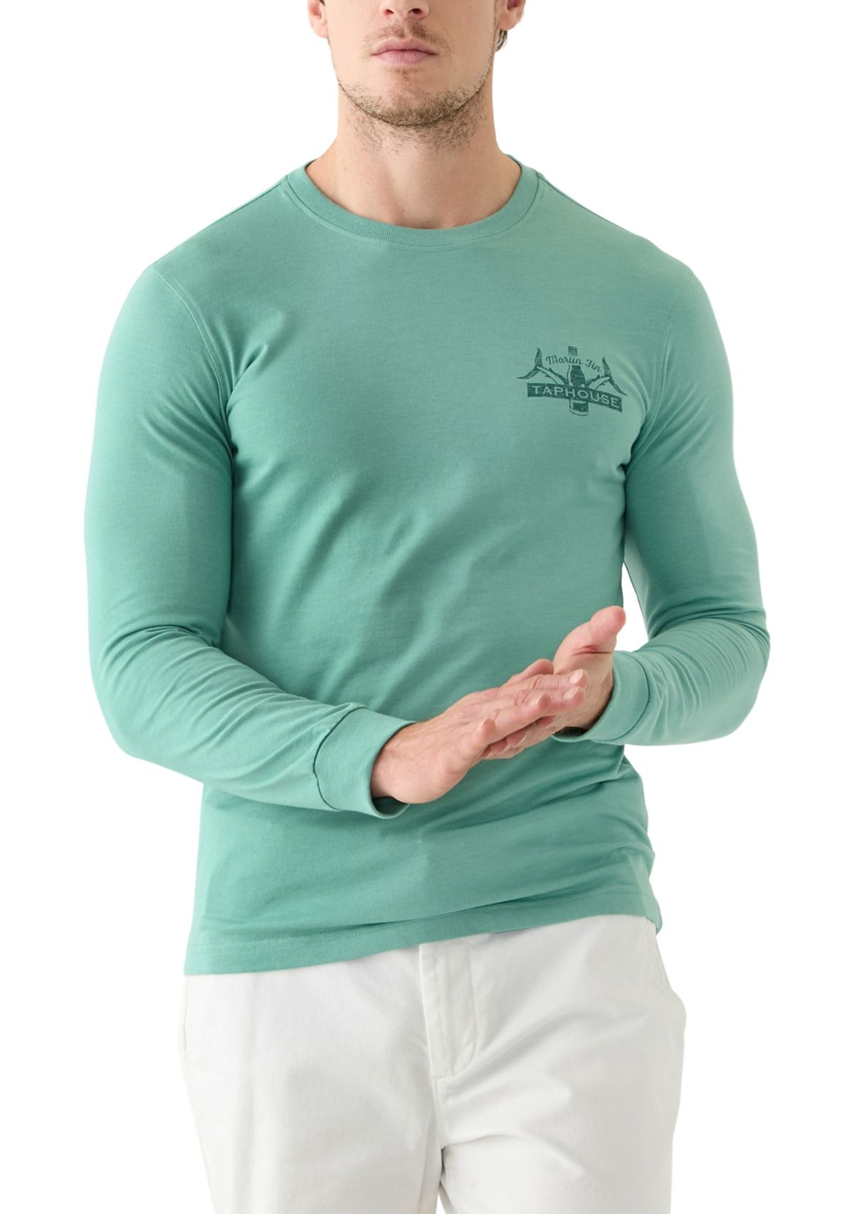 Long Sleeve Soft Wash Graphic T-Shirt 