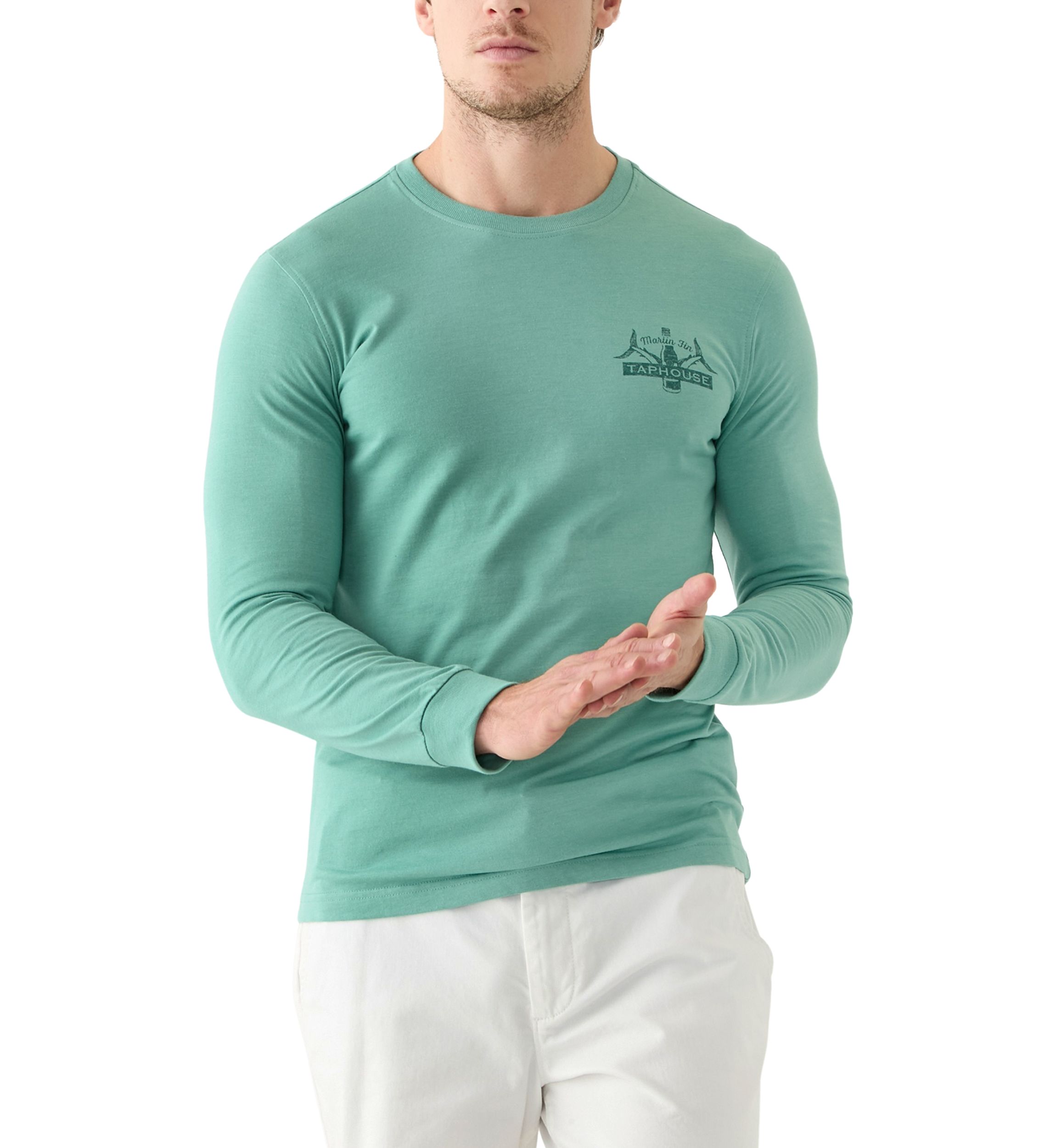 Long Sleeve Soft Wash Graphic T-Shirt 