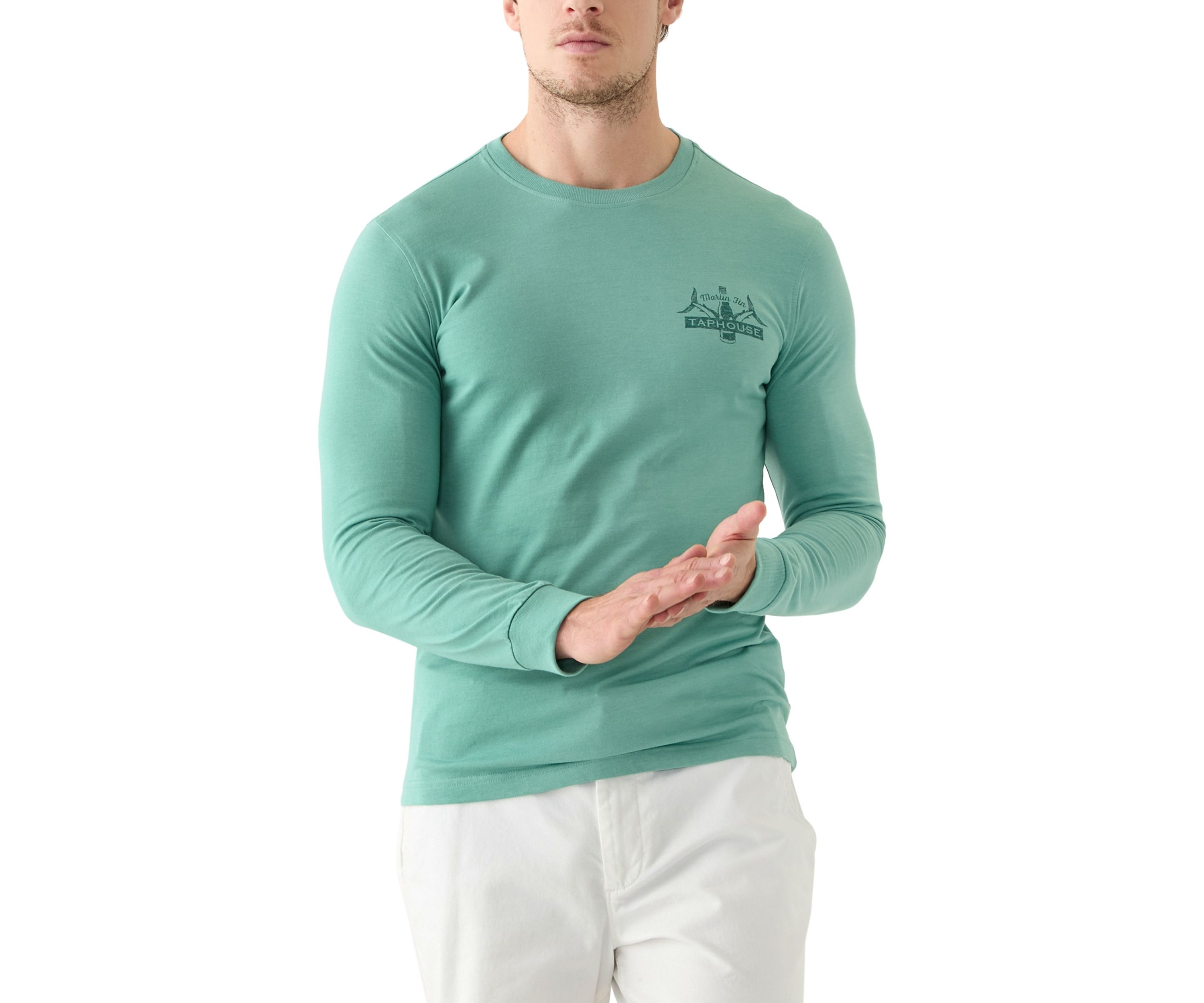 Long Sleeve Soft Wash Graphic T-Shirt 