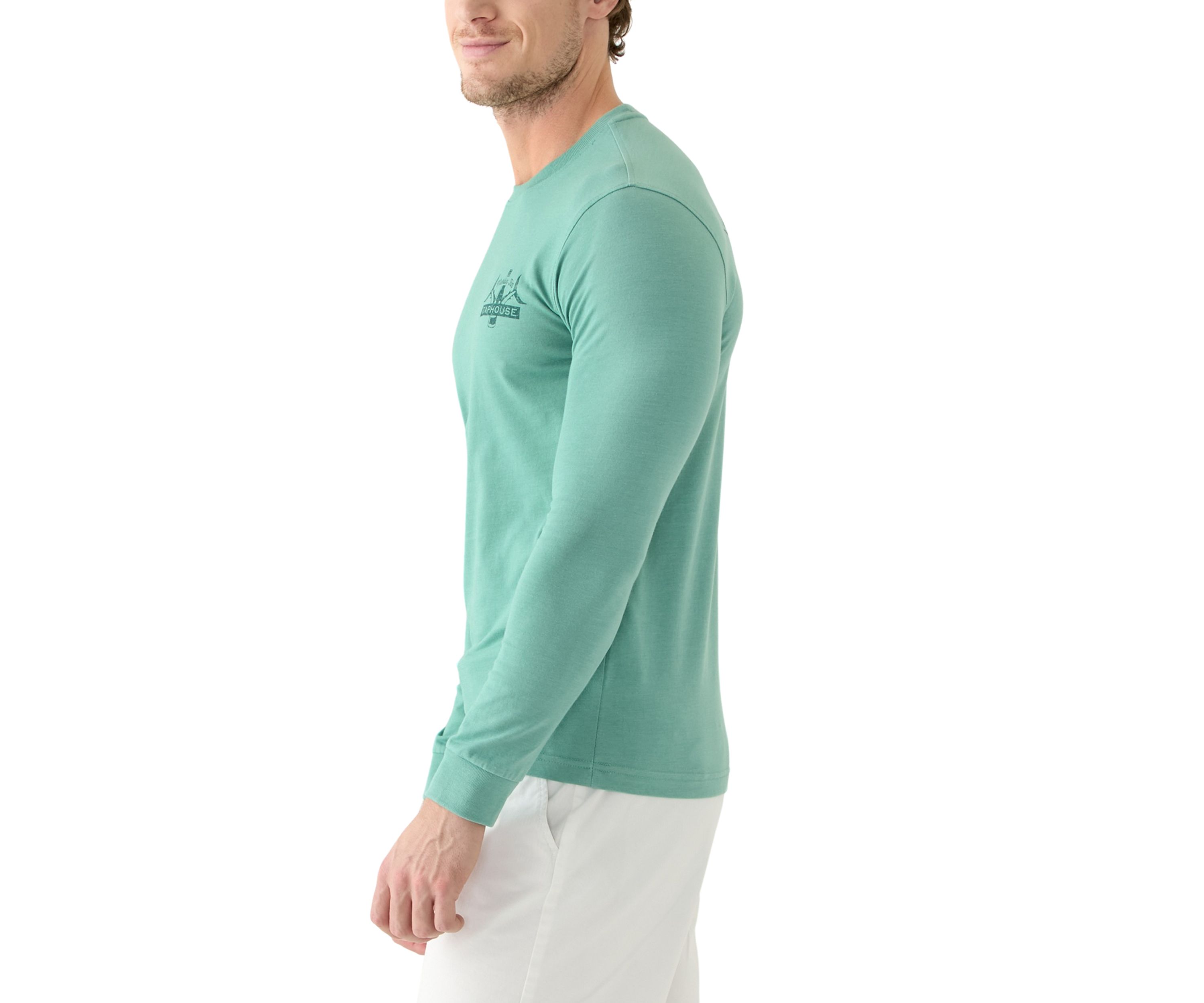 Long Sleeve Soft Wash Graphic T-Shirt 