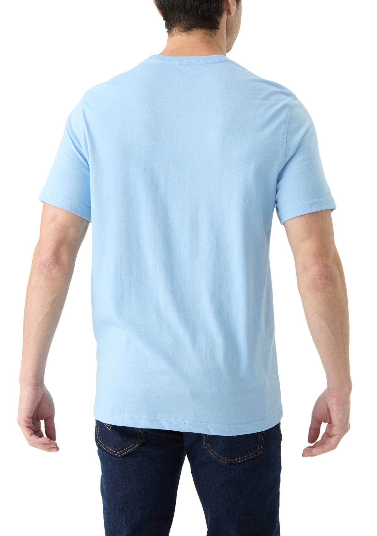 Short Sleeve Solid Pocket T-Shirt