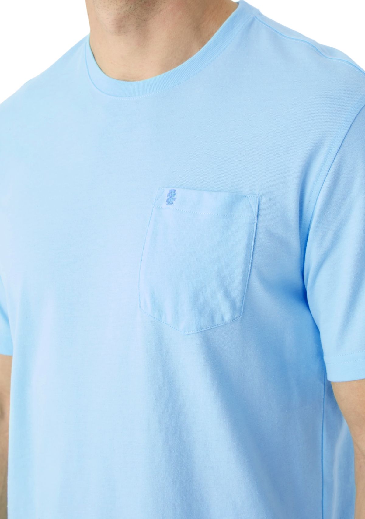 Short Sleeve Solid Pocket T-Shirt
