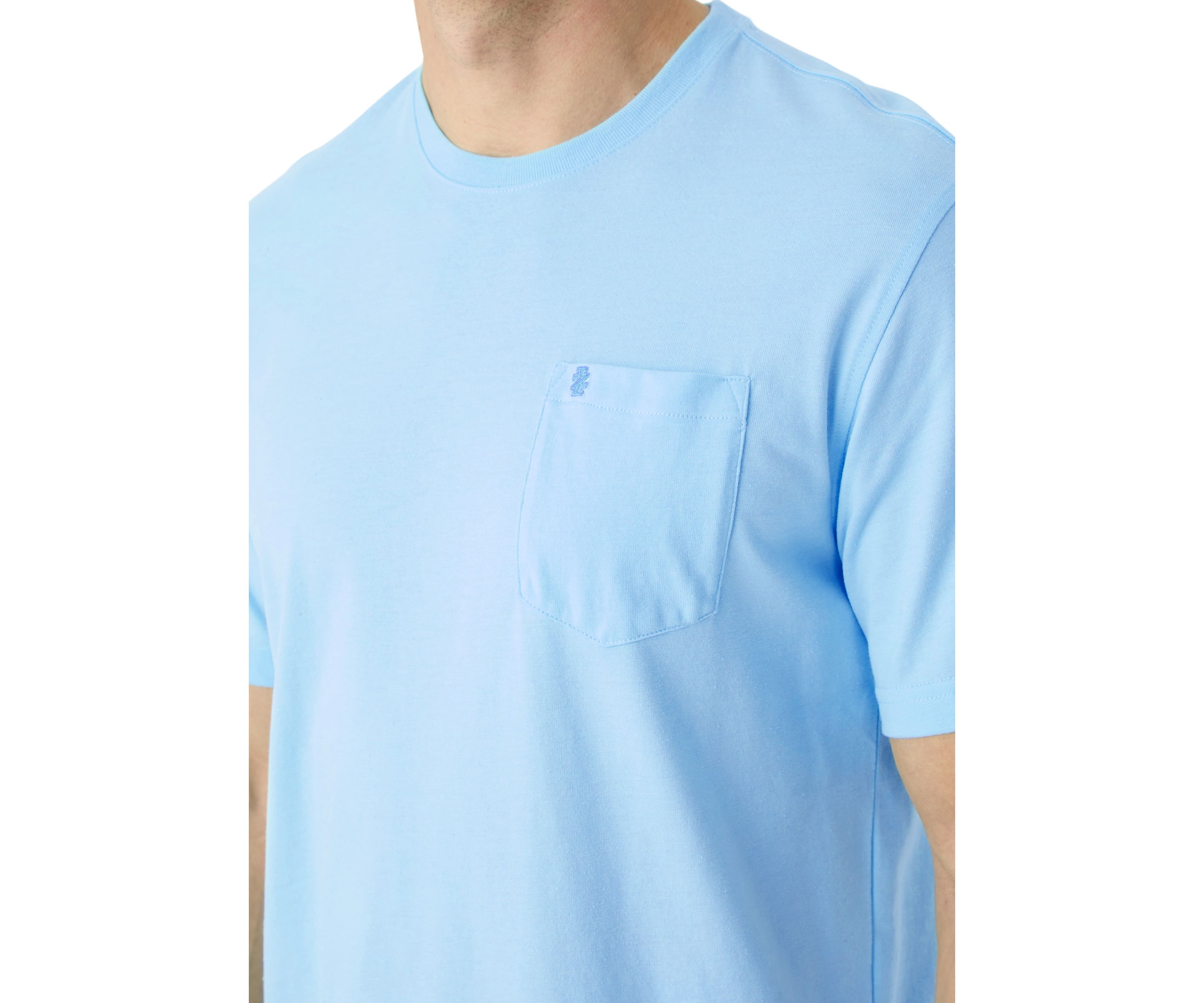 Short Sleeve Solid Pocket T-Shirt