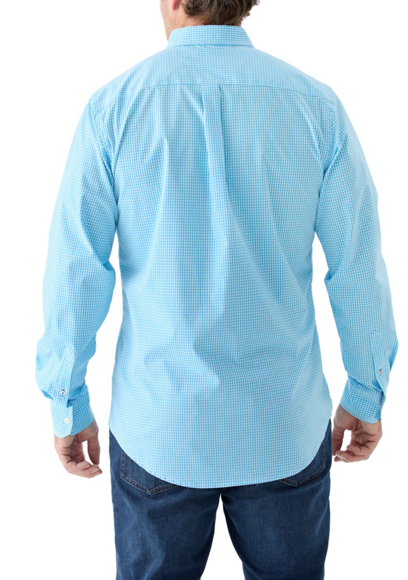 Big & Tall Comfort + Performance Woven Button Down Shirt 