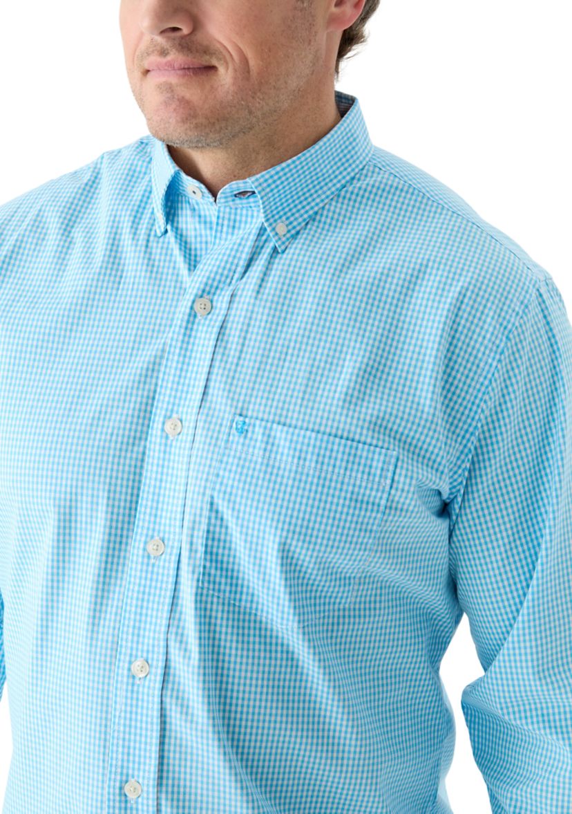 Big & Tall Comfort + Performance Woven Button Down Shirt 