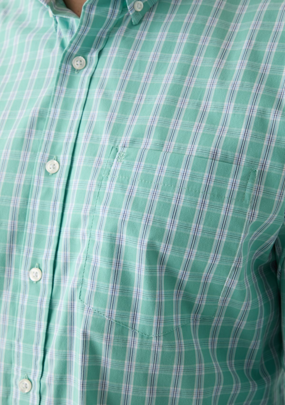 Long Sleeve Performance Plaid Shirt