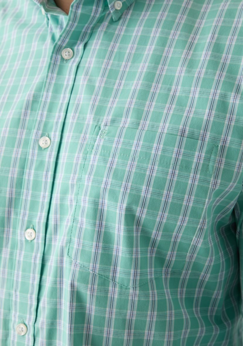 Long Sleeve Performance Plaid Shirt