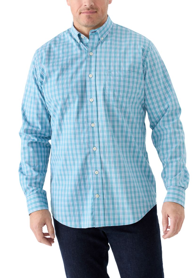 Big & Tall Comfort Plus Woven Performance Button Down Shirt