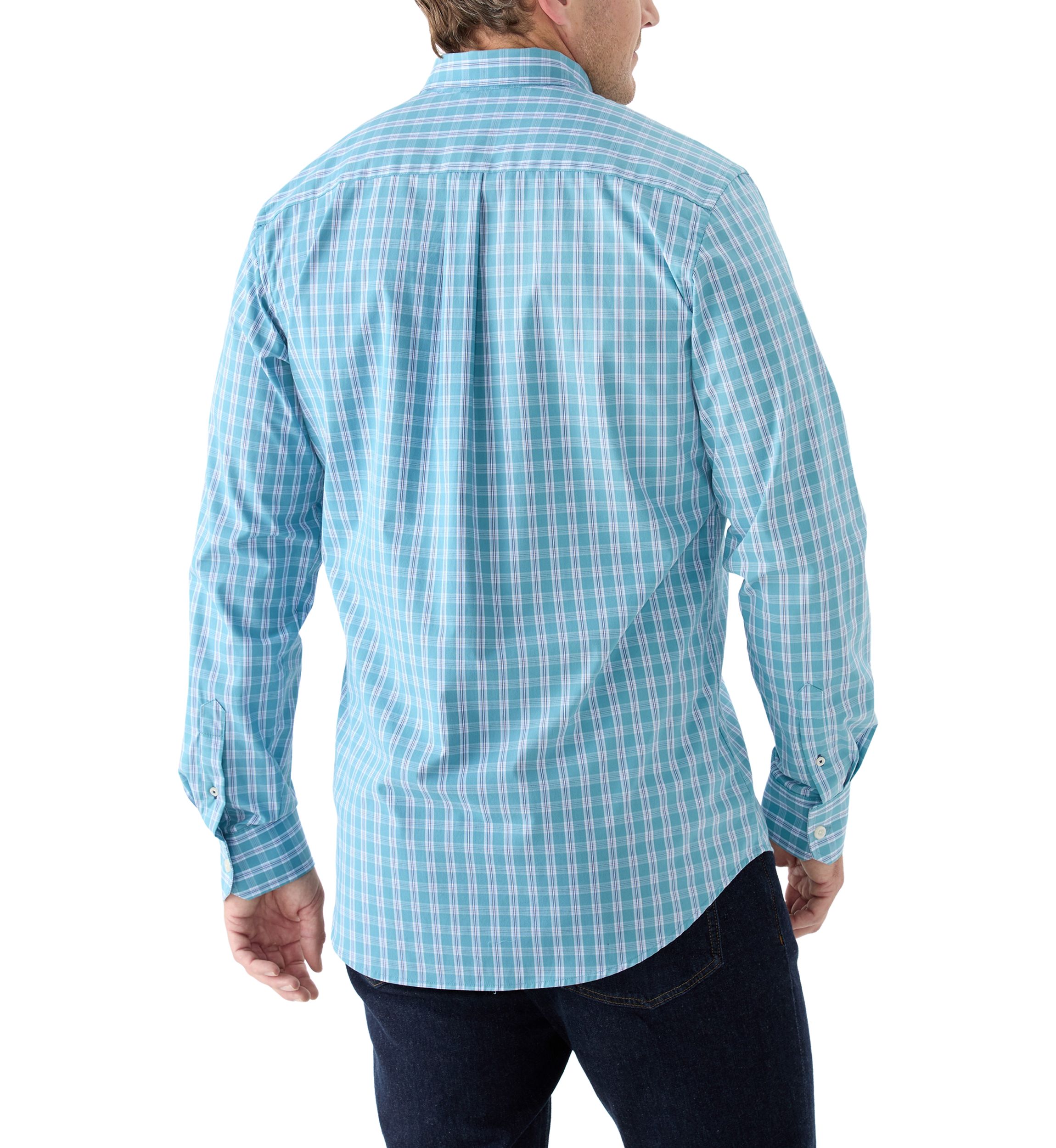 Big & Tall Comfort Plus Woven Performance Button Down Shirt