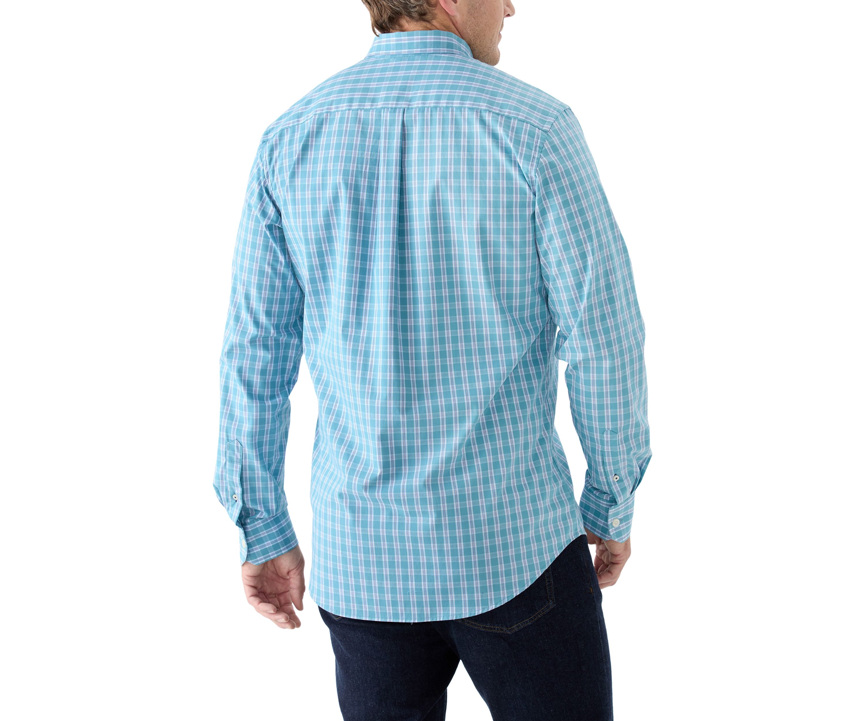 Big & Tall Comfort Plus Woven Performance Button Down Shirt