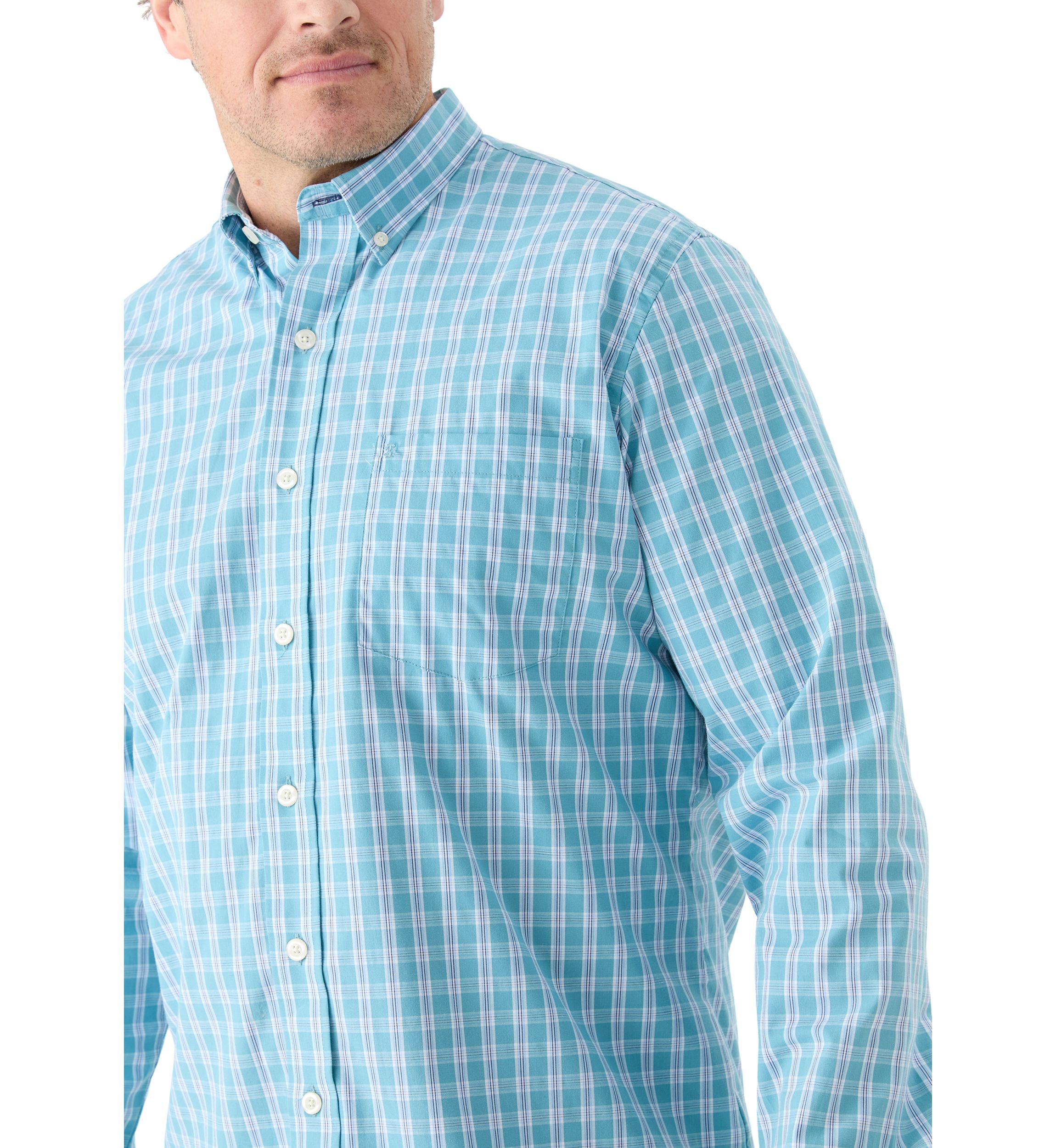 Big & Tall Comfort Plus Woven Performance Button Down Shirt