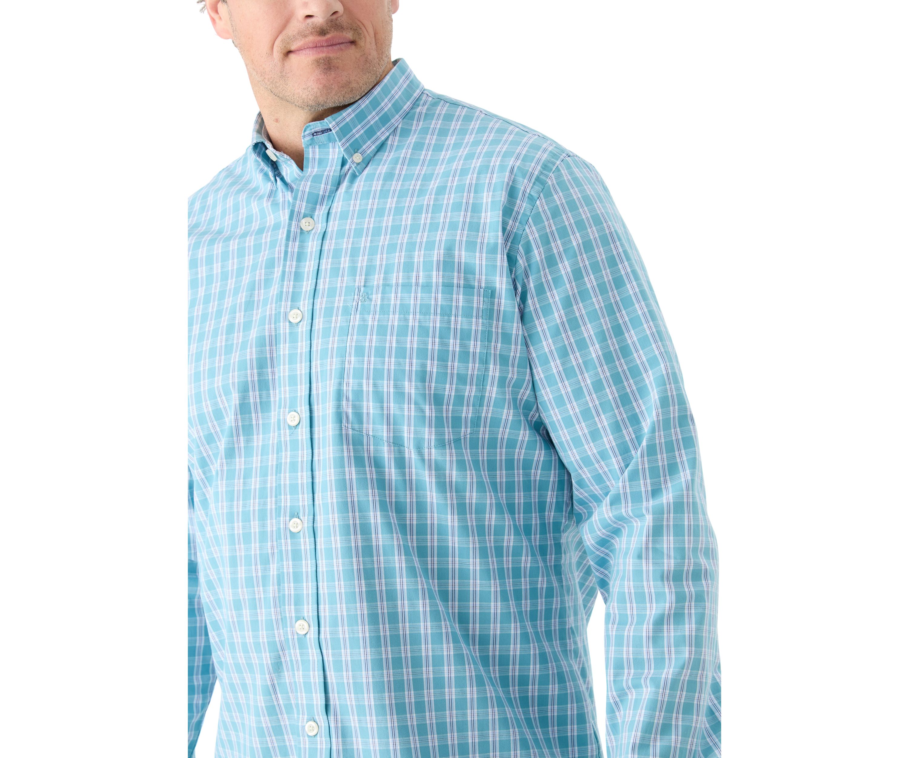 Big & Tall Comfort Plus Woven Performance Button Down Shirt