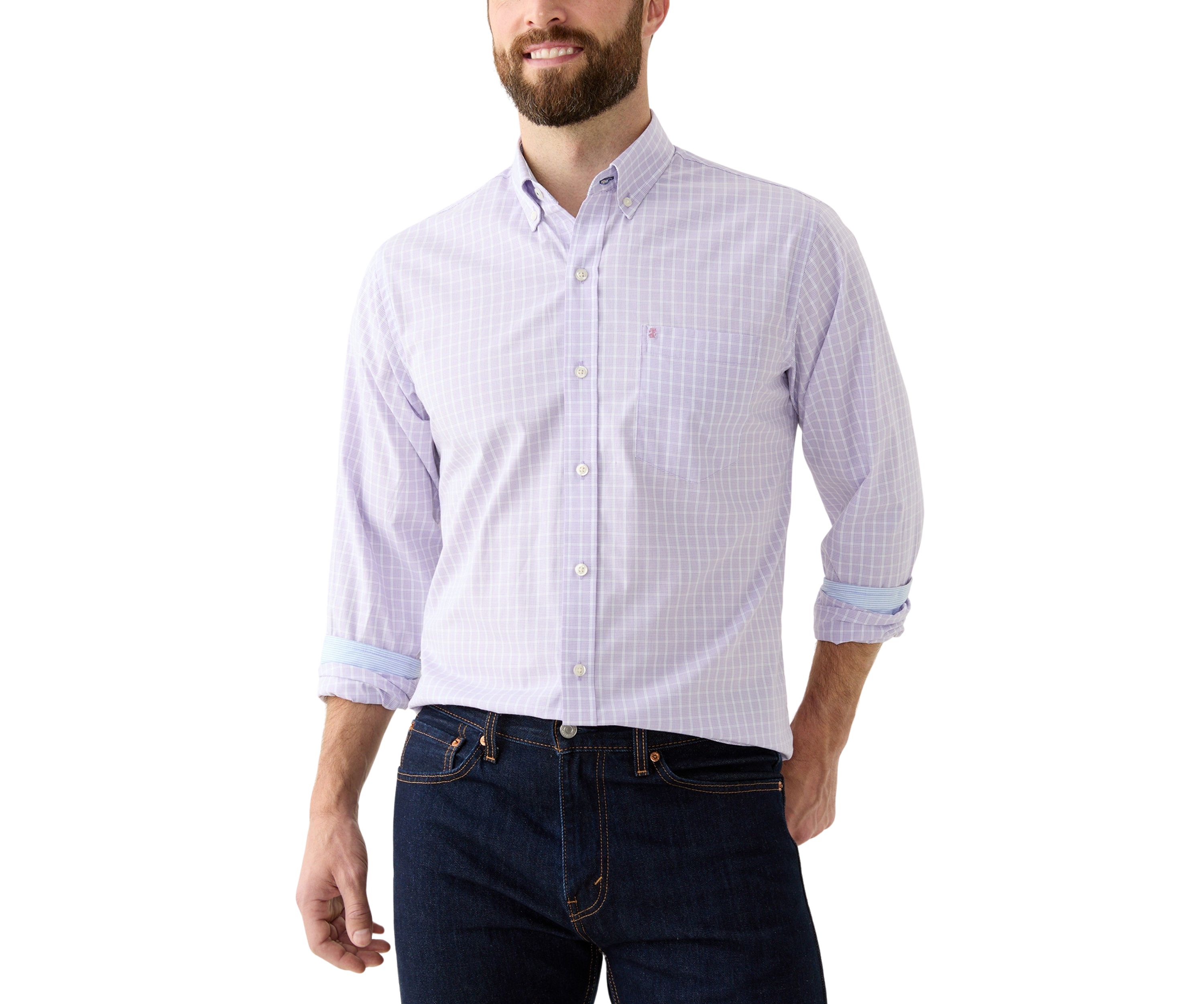 Long Sleeve Performance Comfort Woven Shirt
