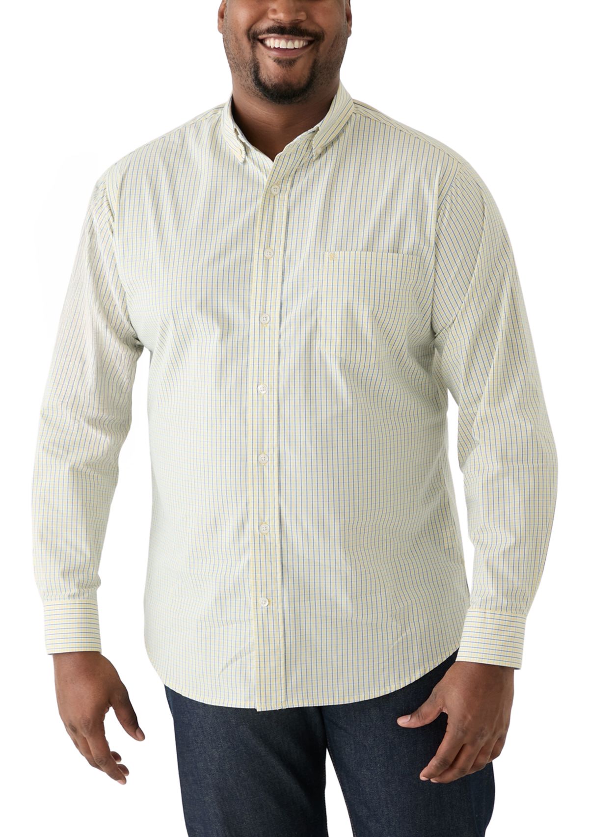 Big & Tall Comfort Performance Woven Shirt