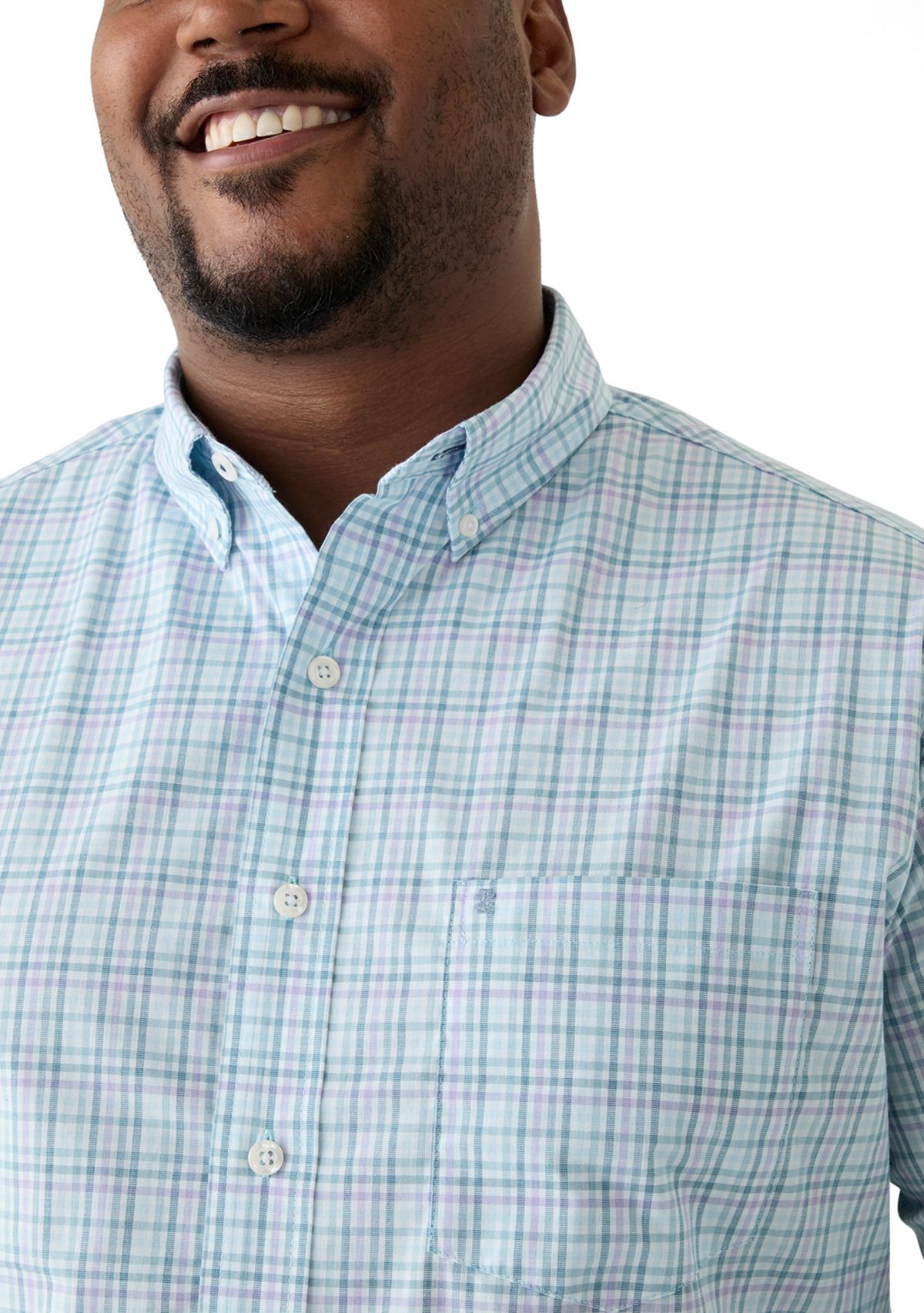 Big & Tall Comfort Performance Woven Shirt