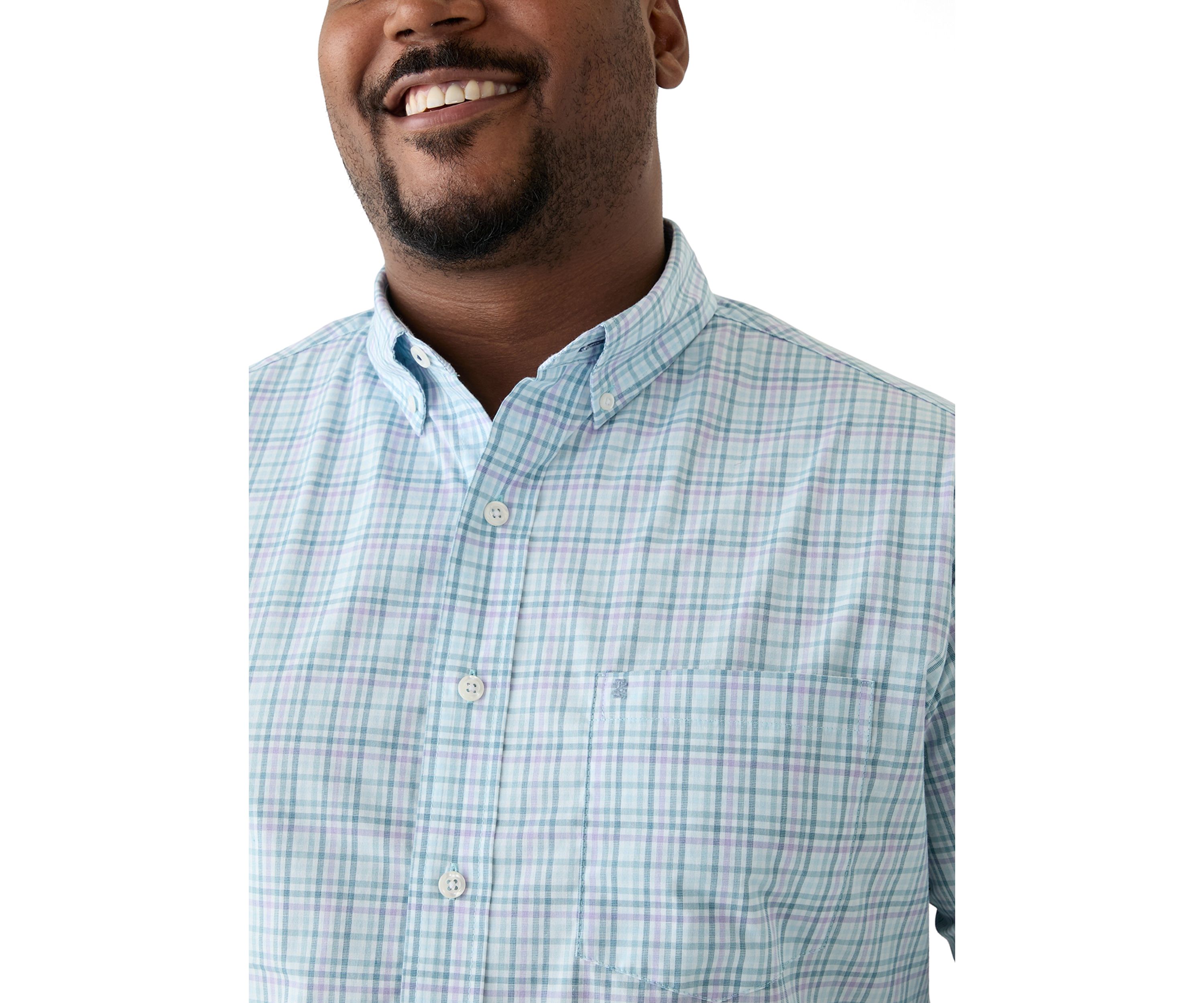 Big & Tall Comfort Performance Woven Shirt