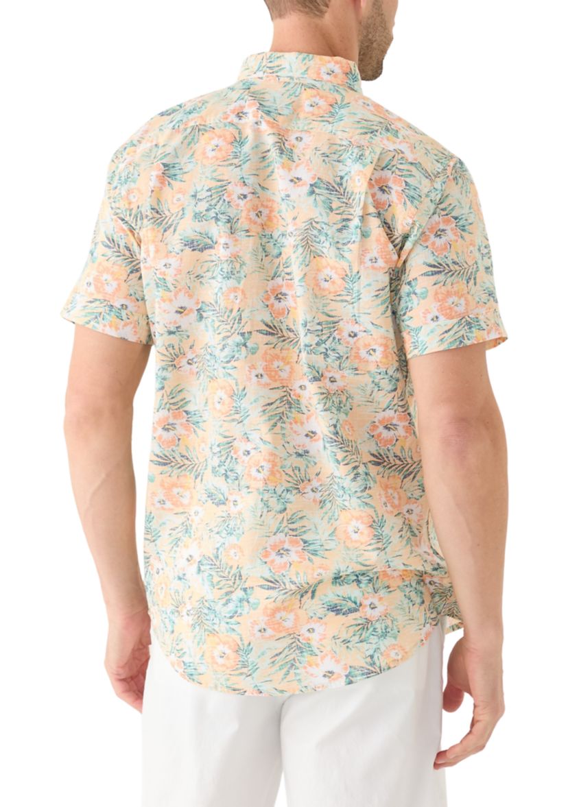 Dockside Chambray Printed Woven Shirt