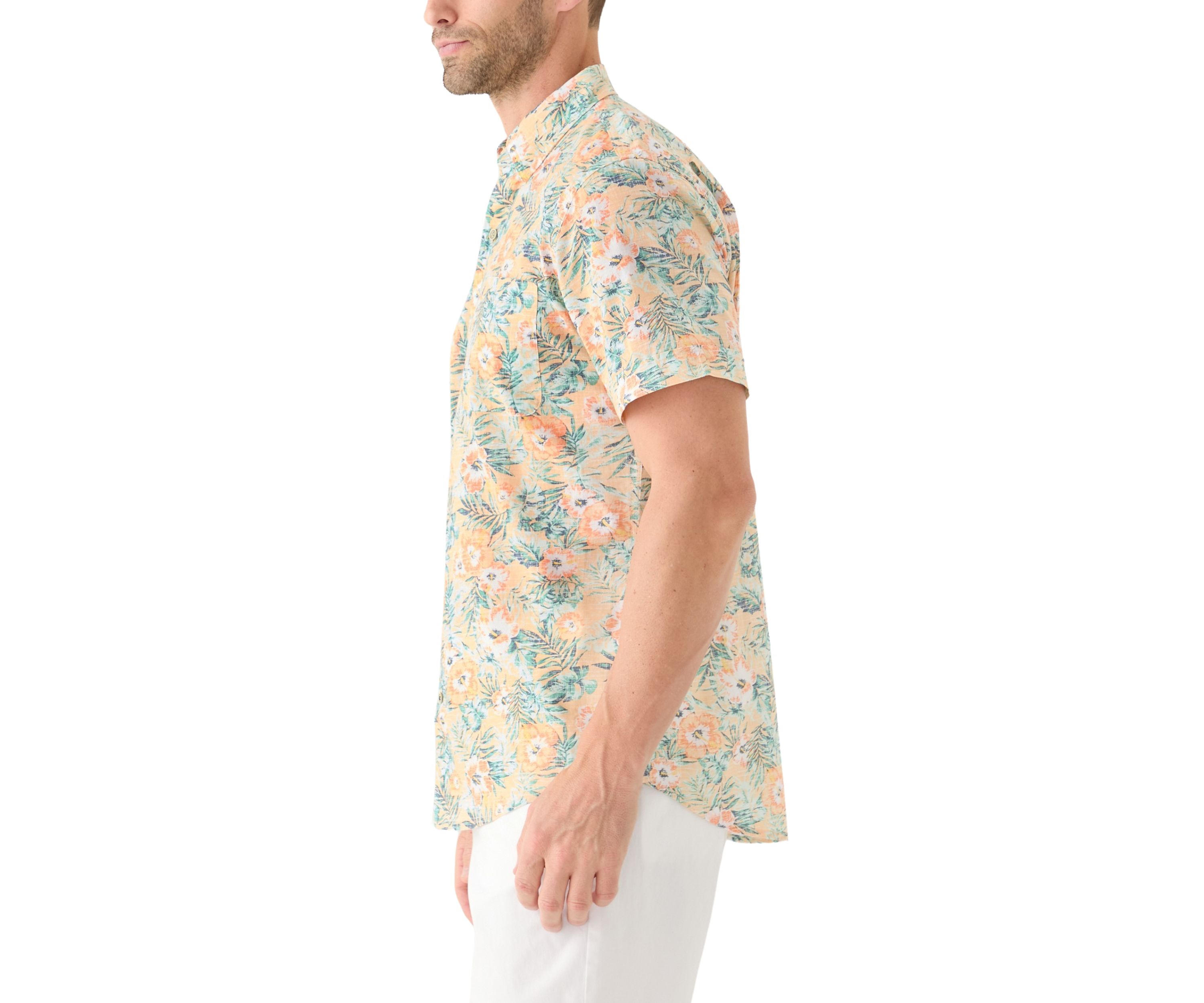 Dockside Chambray Printed Woven Shirt