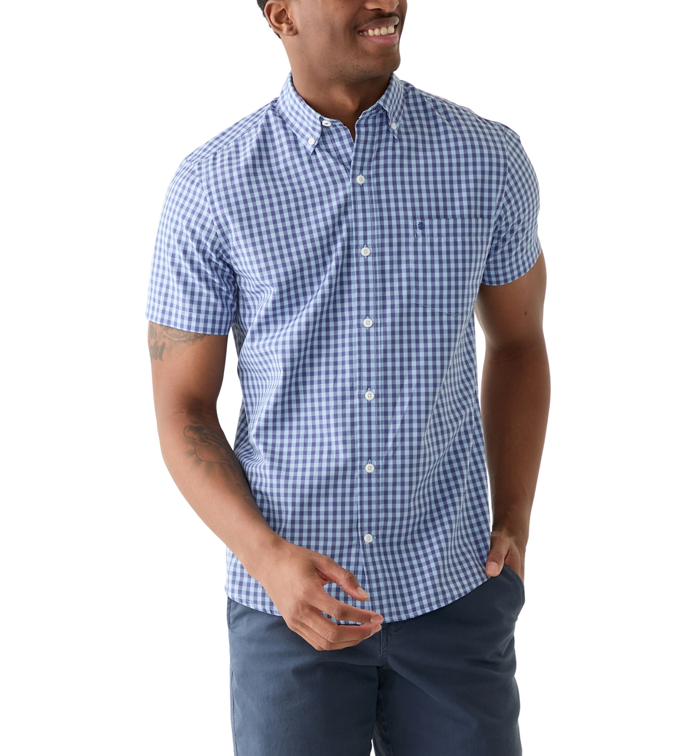 Gingham Printed Shirt
