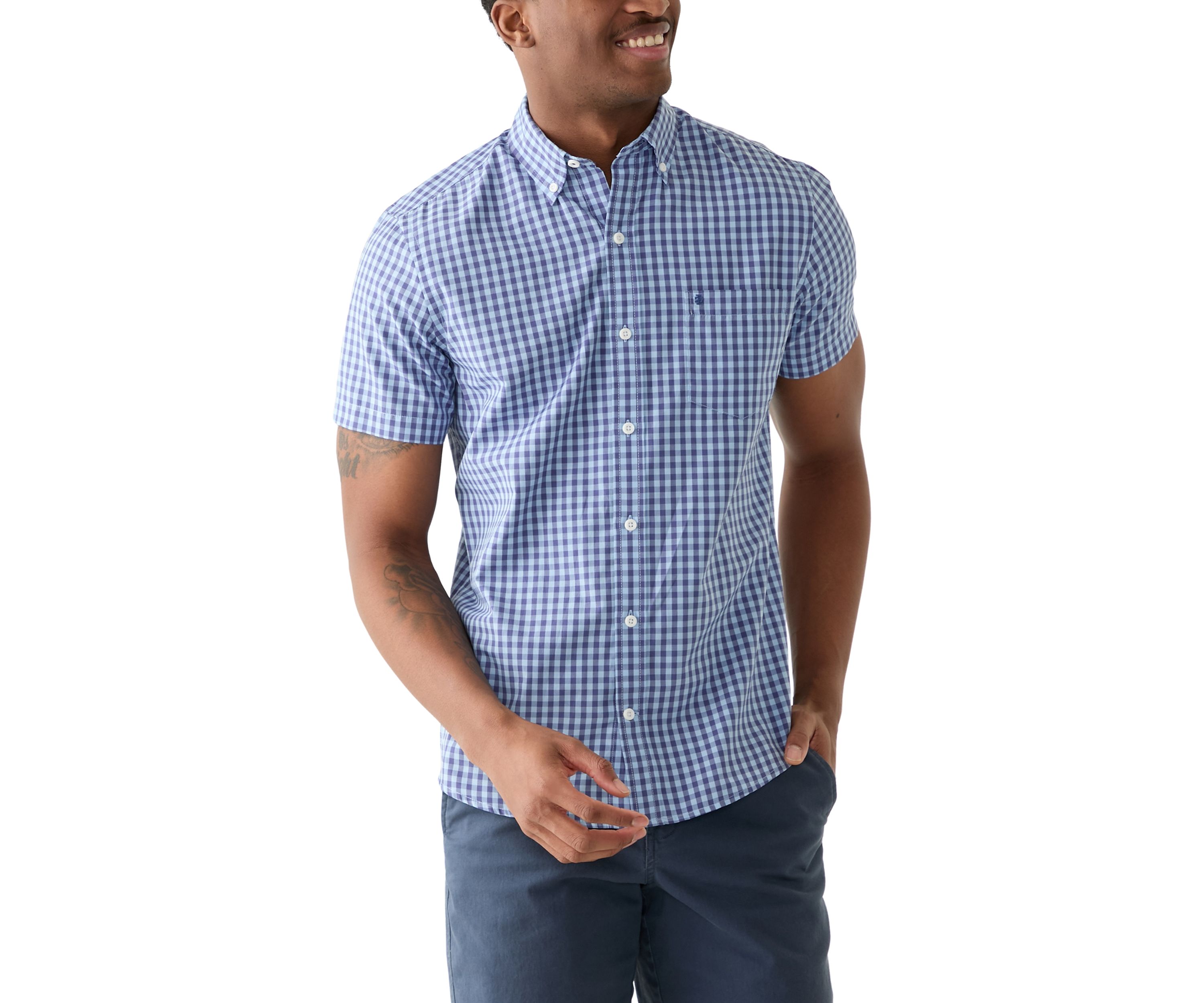 Gingham Printed Shirt