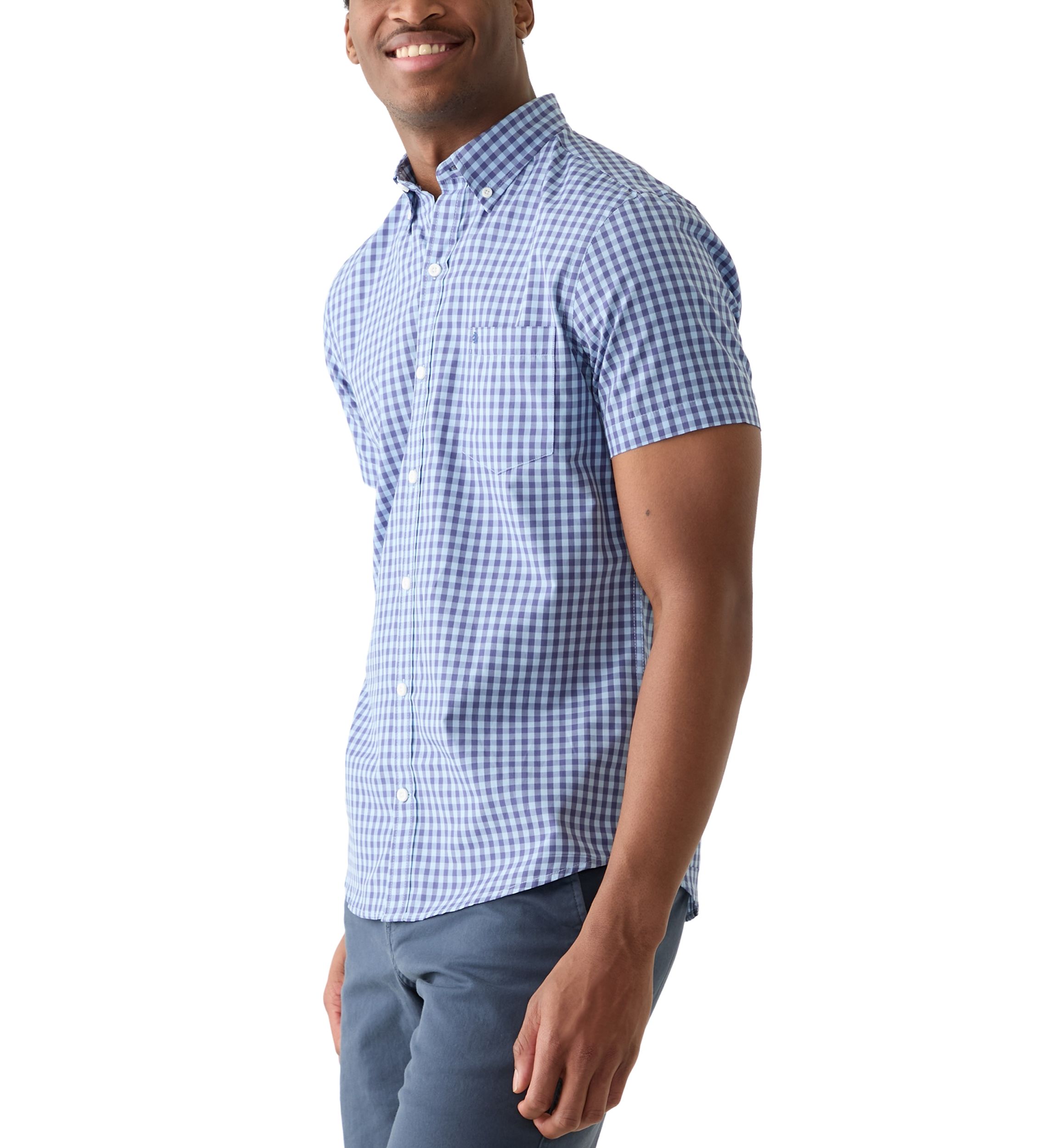 Gingham Printed Shirt