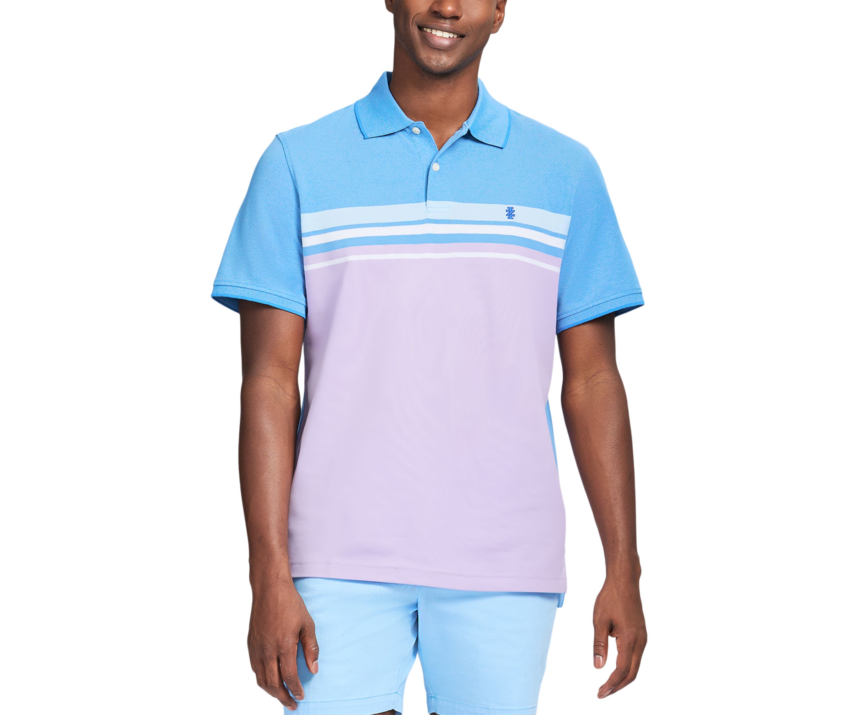 Chest Stripe Polo Shirt