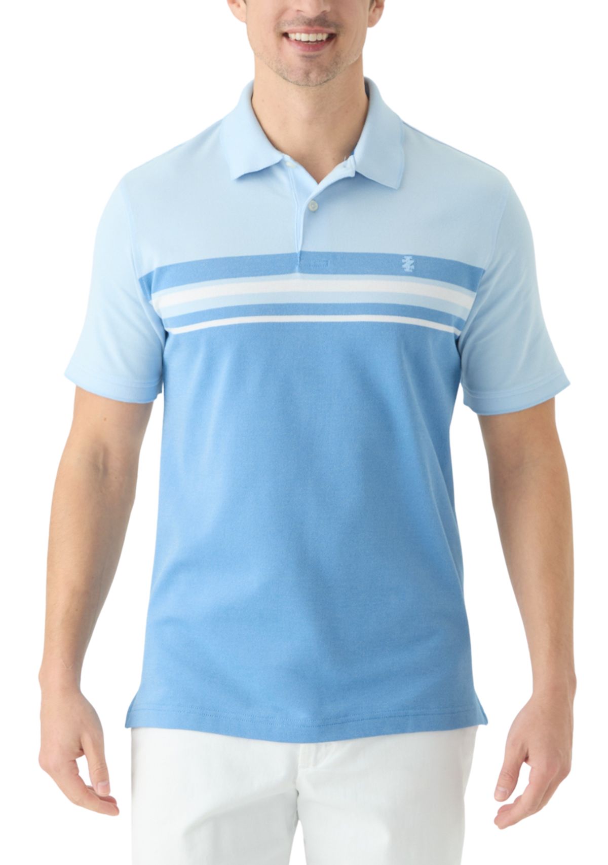 Chest Stripe Polo Shirt