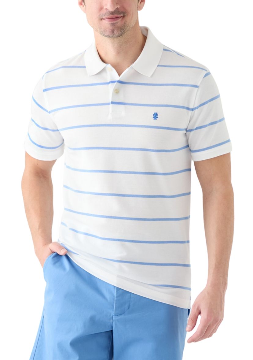 Short Sleeve Rugby Stripe Polo Shirt 