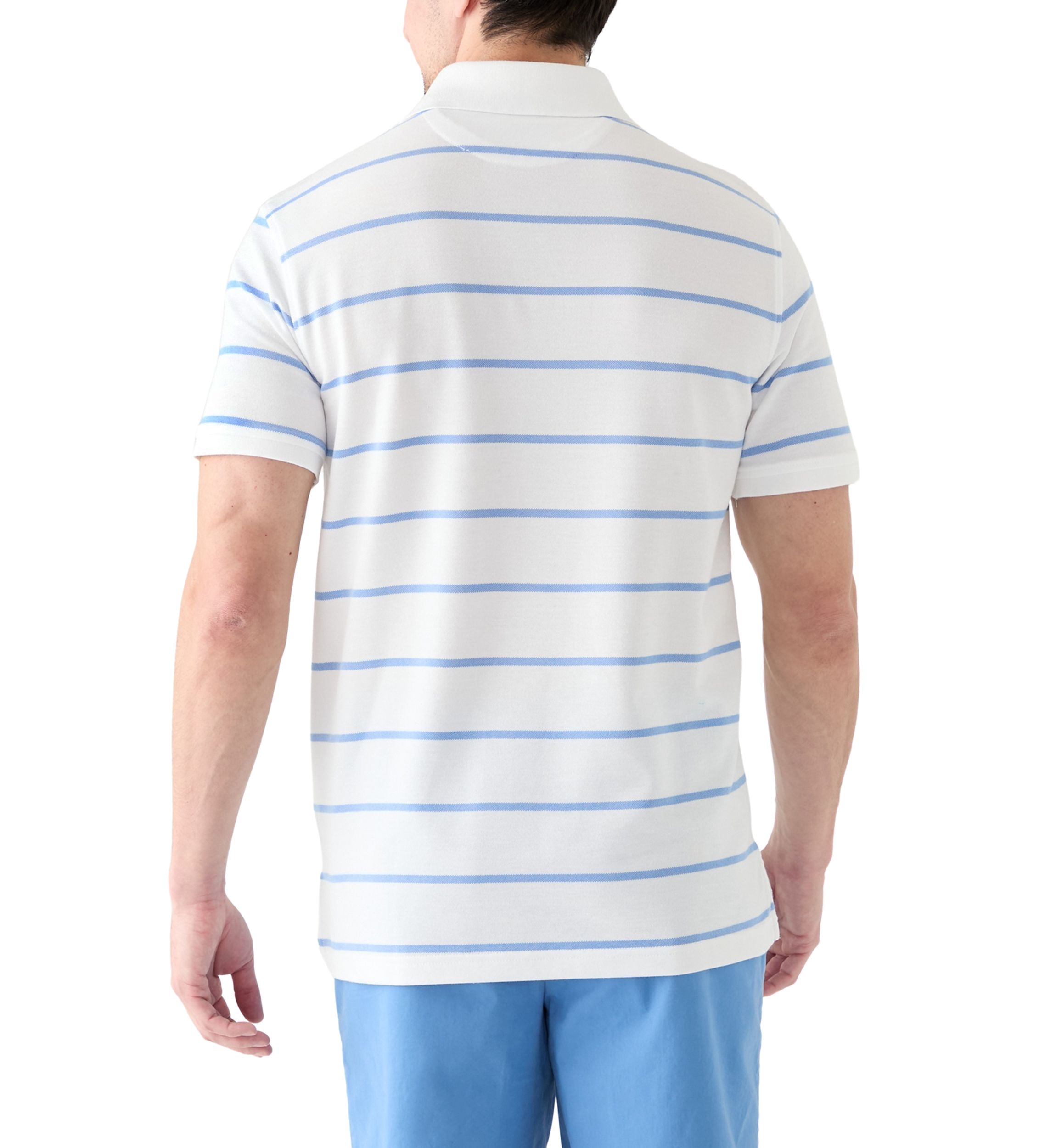 Short Sleeve Rugby Stripe Polo Shirt 