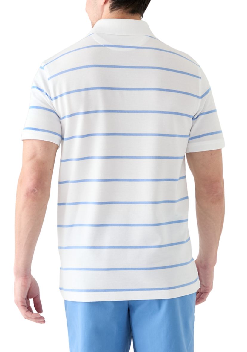 Short Sleeve Rugby Stripe Polo Shirt 