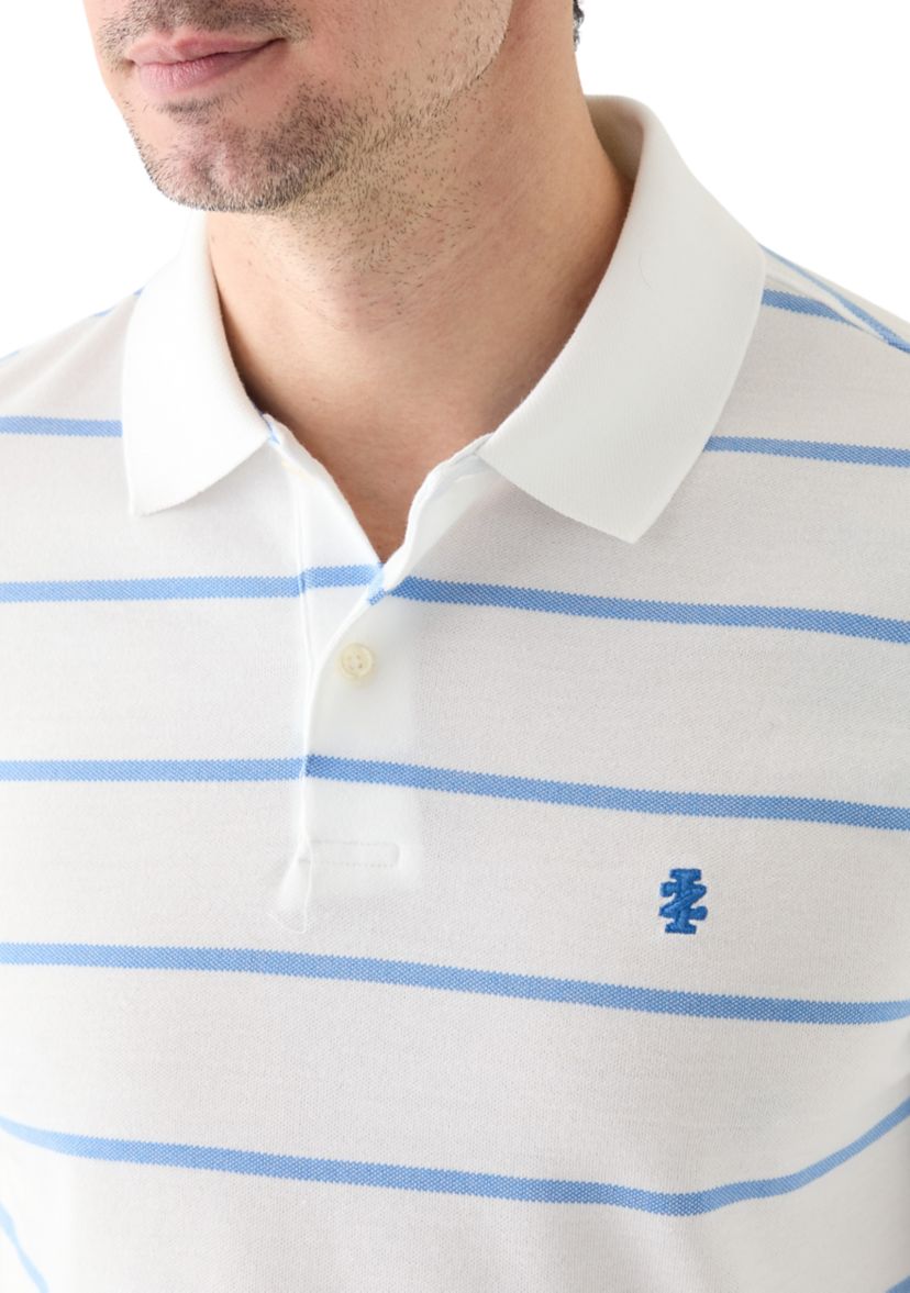 Short Sleeve Rugby Stripe Polo Shirt 