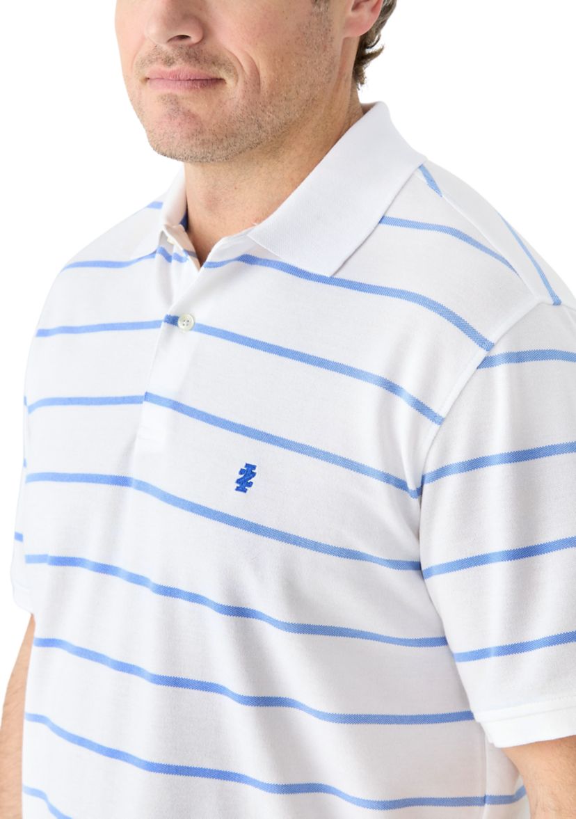 Big & Tall Rugby Stripe Polo Shirt