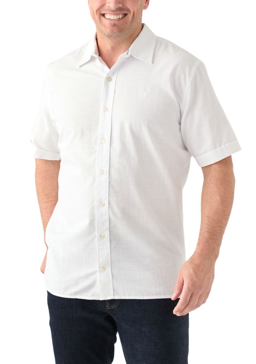 Big & Tall Short Sleeve Button Up Shirt 