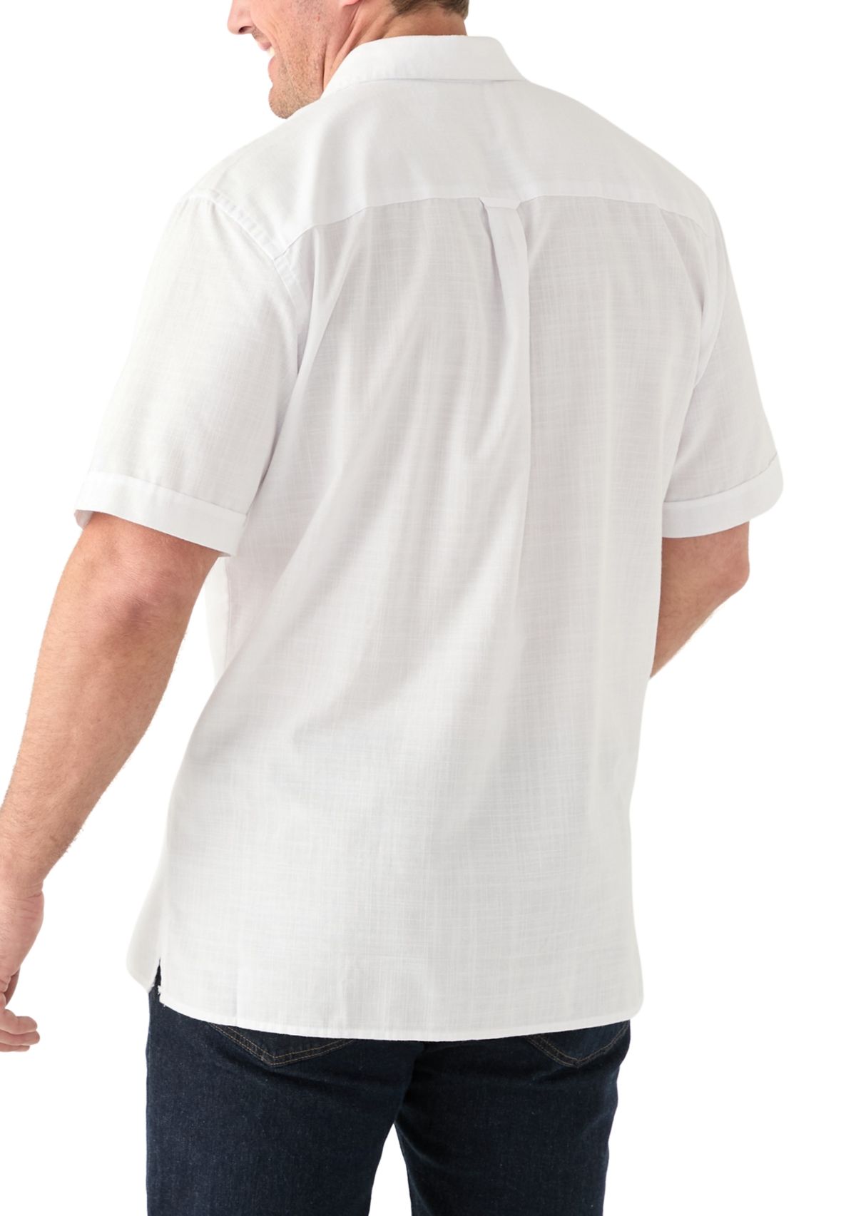 Big & Tall Short Sleeve Button Up Shirt 