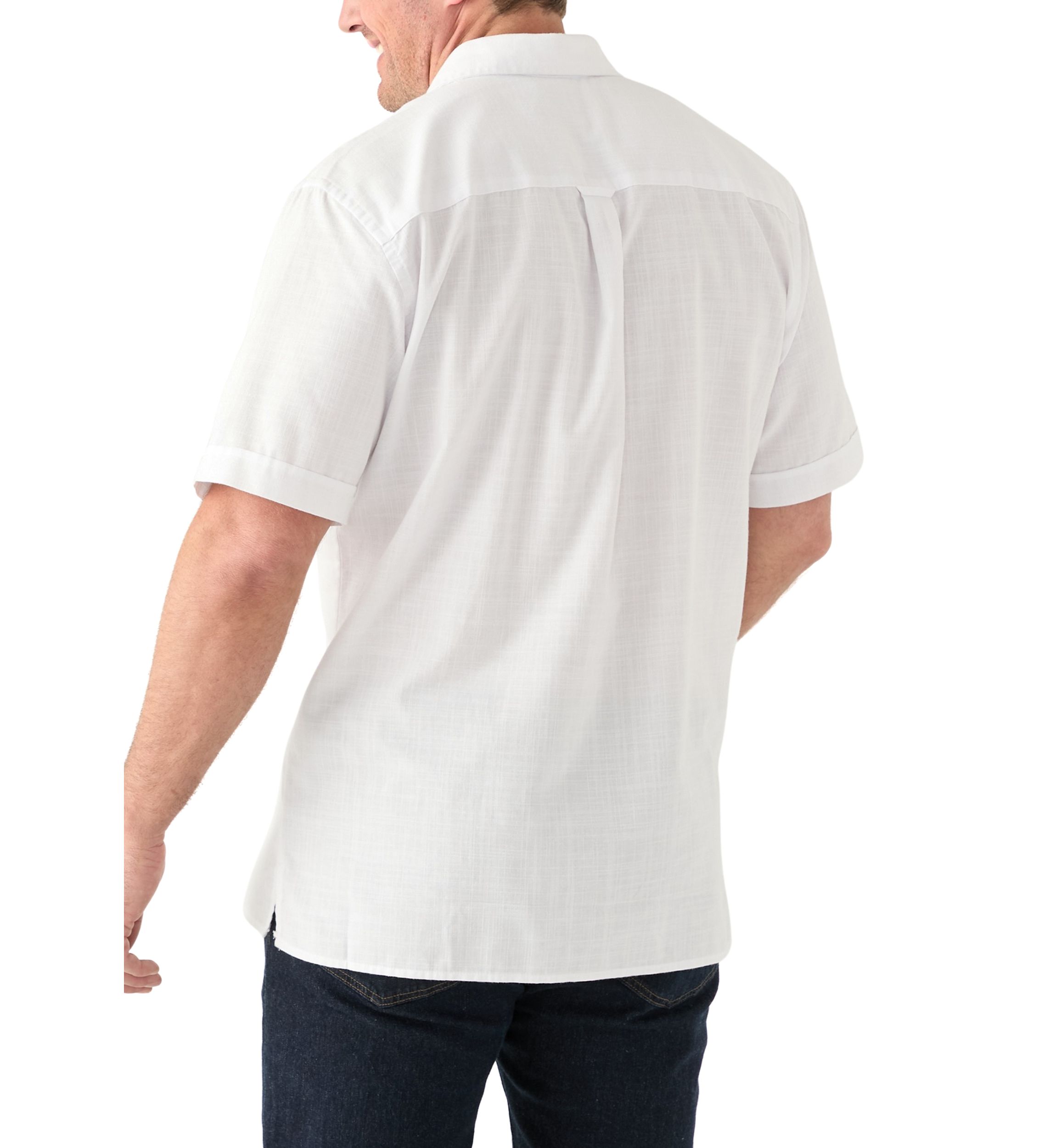 Big & Tall Short Sleeve Button Up Shirt 