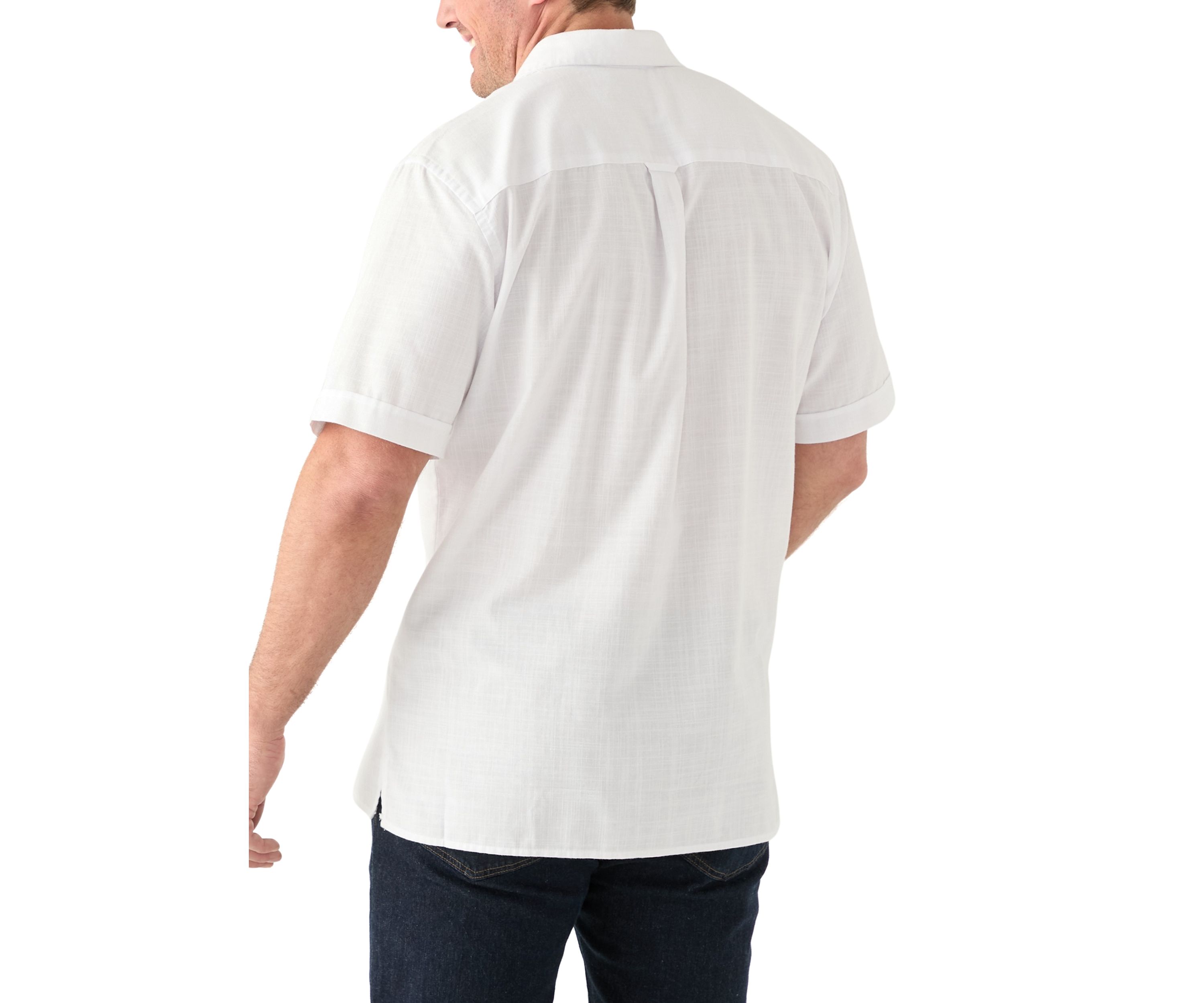 Big & Tall Short Sleeve Button Up Shirt 