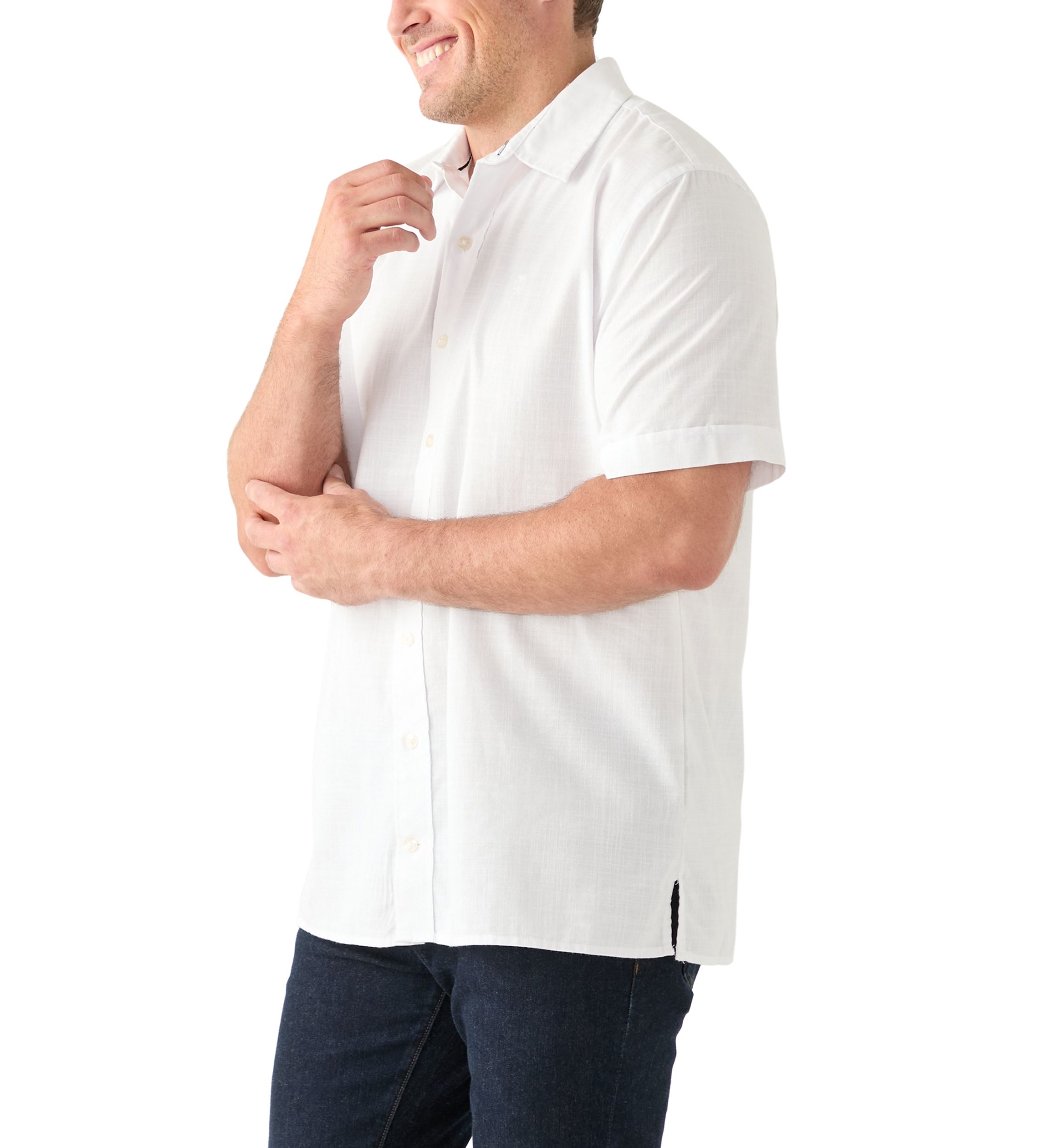 Big & Tall Short Sleeve Button Up Shirt 