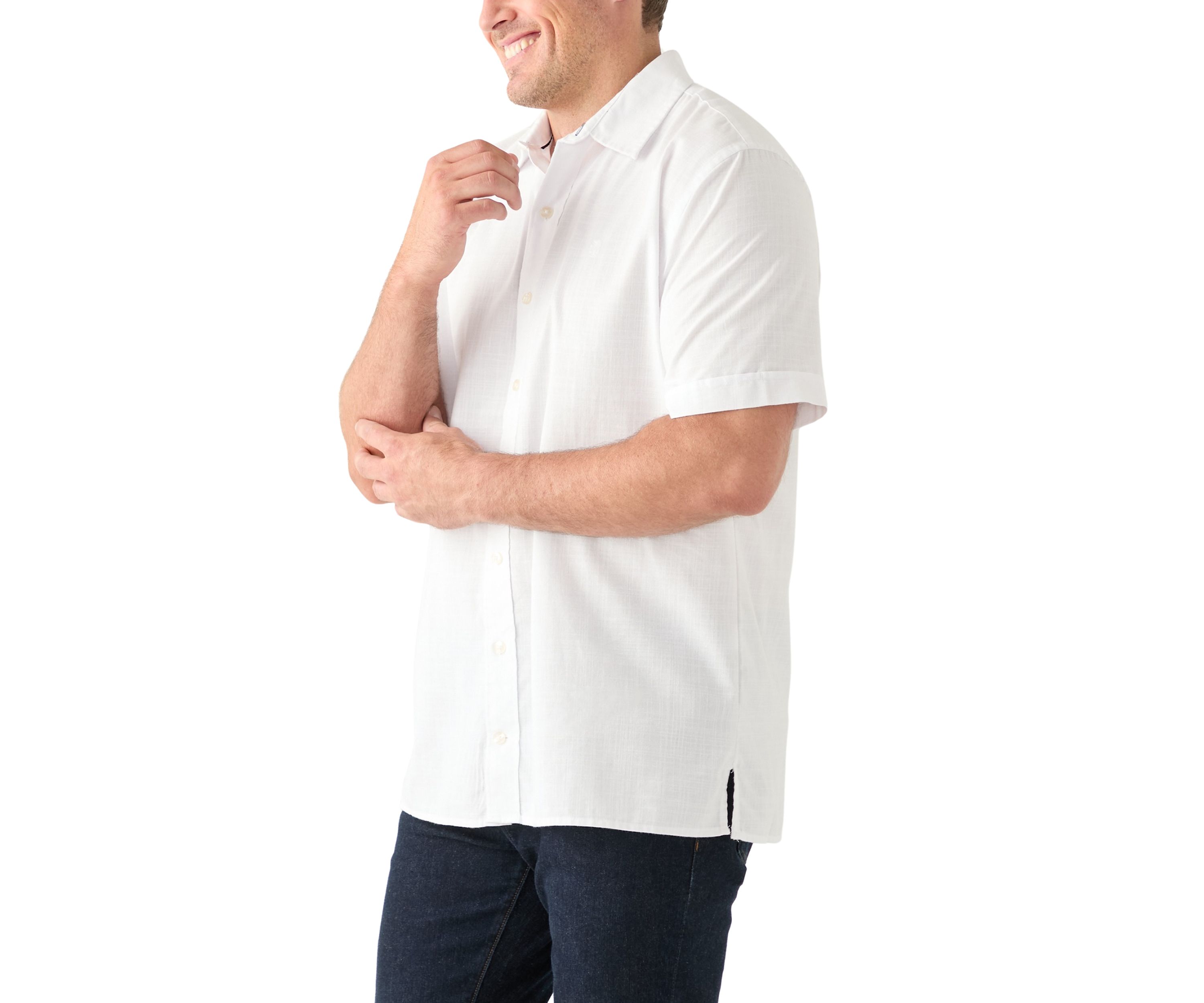 Big & Tall Short Sleeve Button Up Shirt 