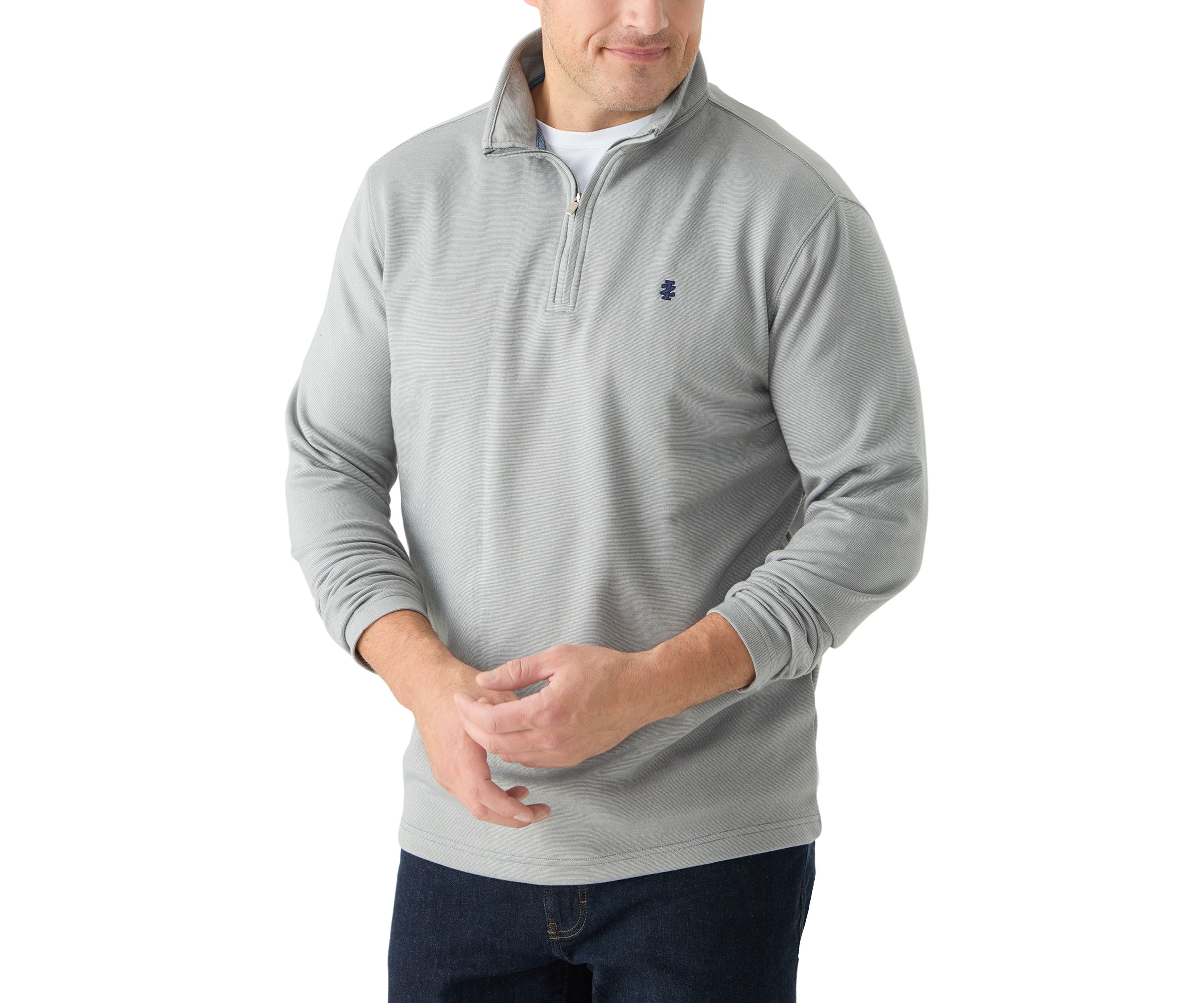 Big & Tall Long Sleeve Performance Comfort 1/4 Zip Pullover​