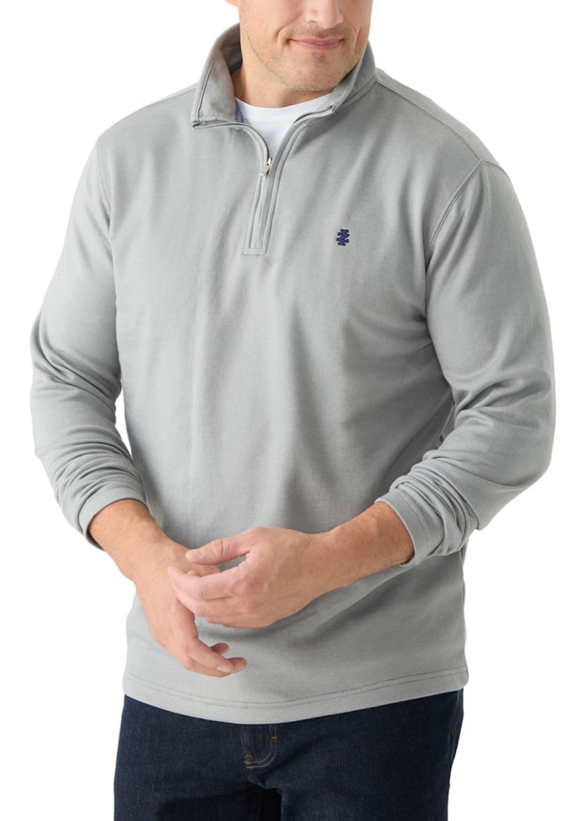 Big & Tall Long Sleeve Performance Comfort 1/4 Zip Pullover​