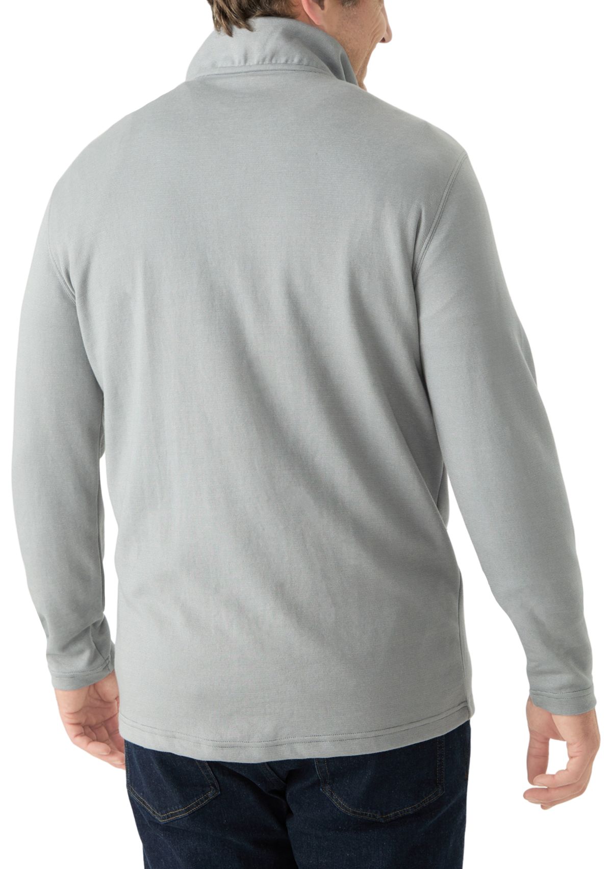 Big & Tall Long Sleeve Performance Comfort 1/4 Zip Pullover​